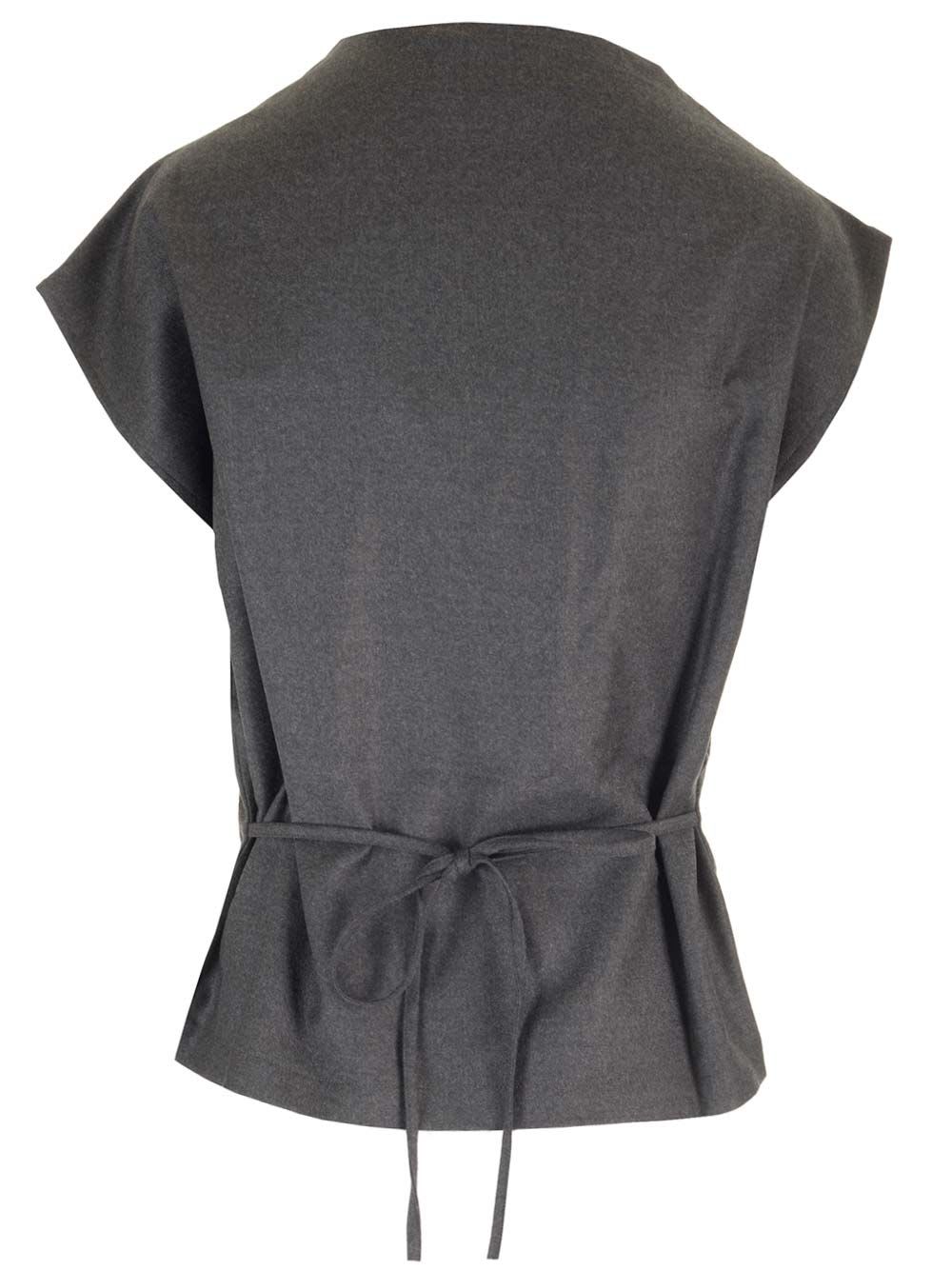 Shop Barena Venezia Marsal Top In Grey