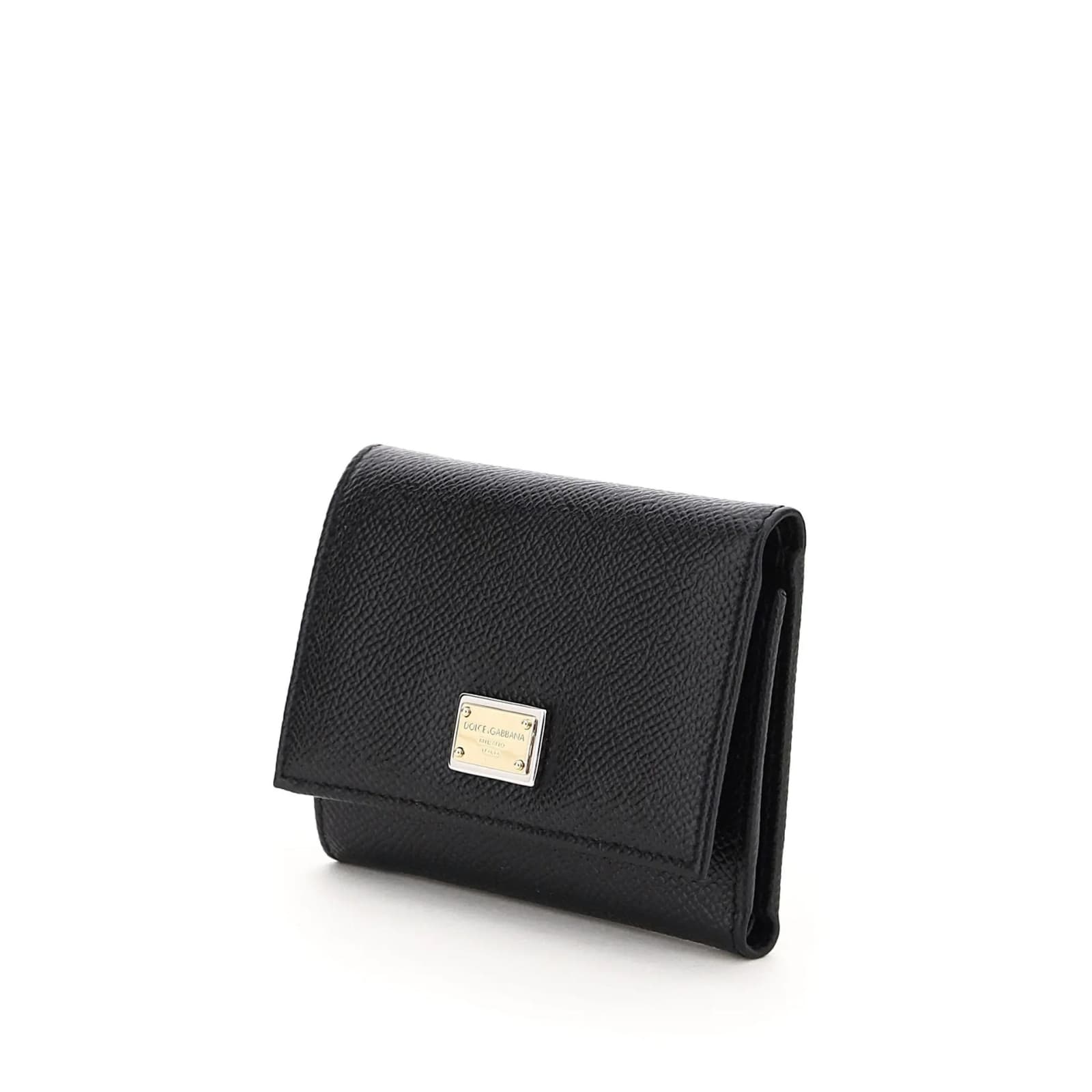 Shop Dolce & Gabbana Leather Wallet In Black