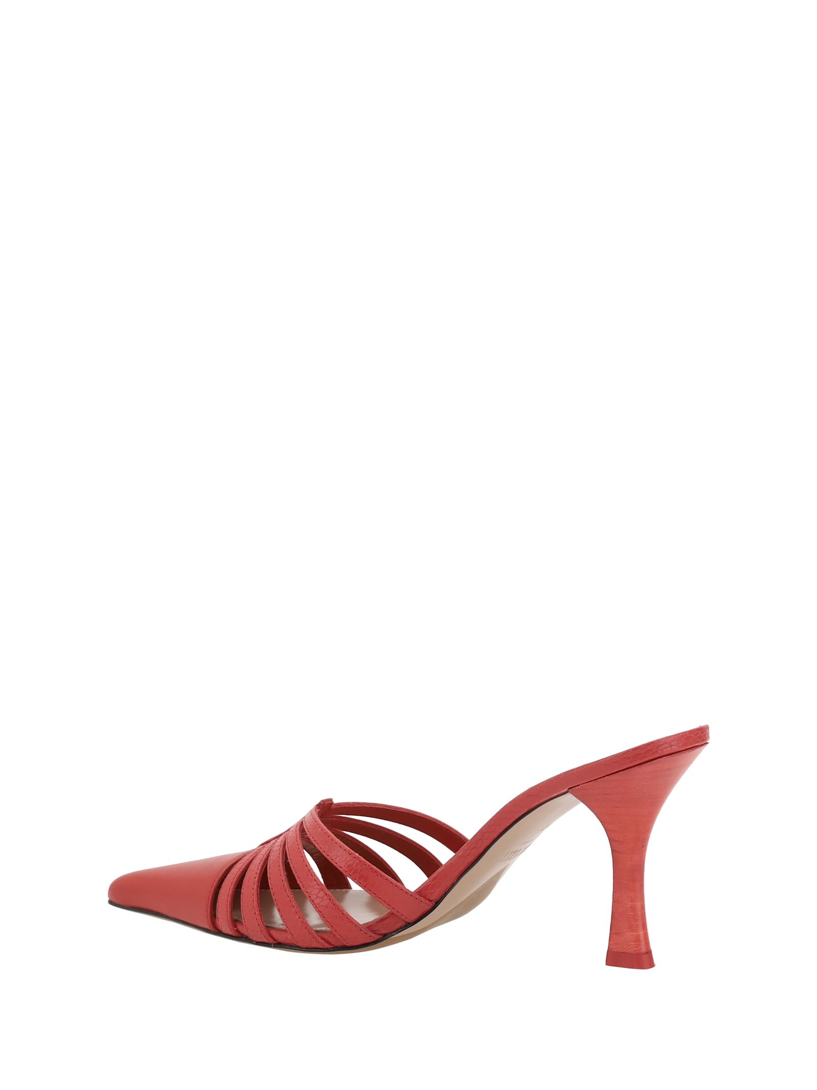 Paris Texas Nadia Sabot Sandals In Red