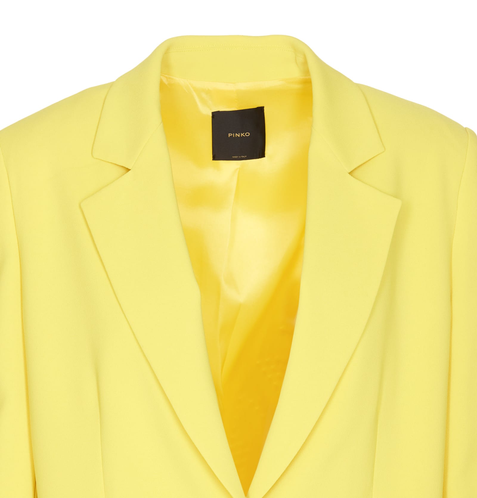 Shop Pinko Esagerata Jacket In Yellow