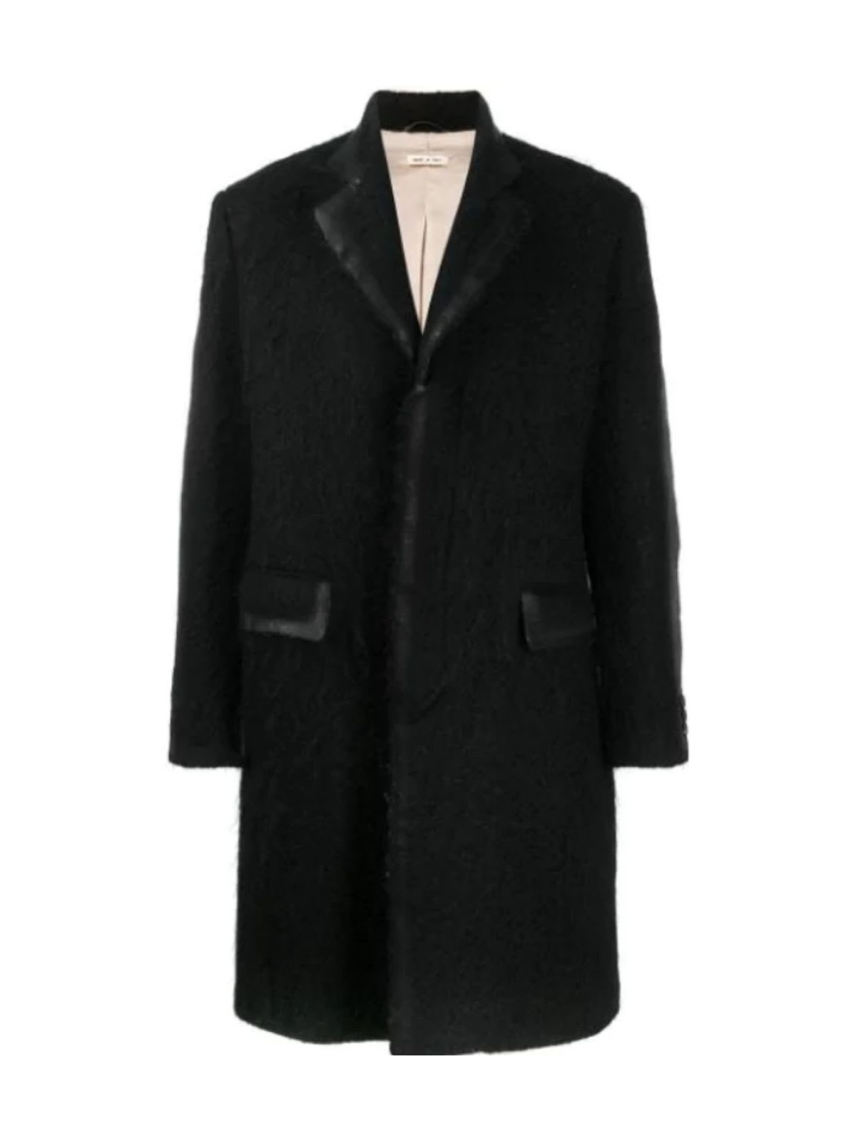Marni Single Breasted Brushed Wool-mohair Coat