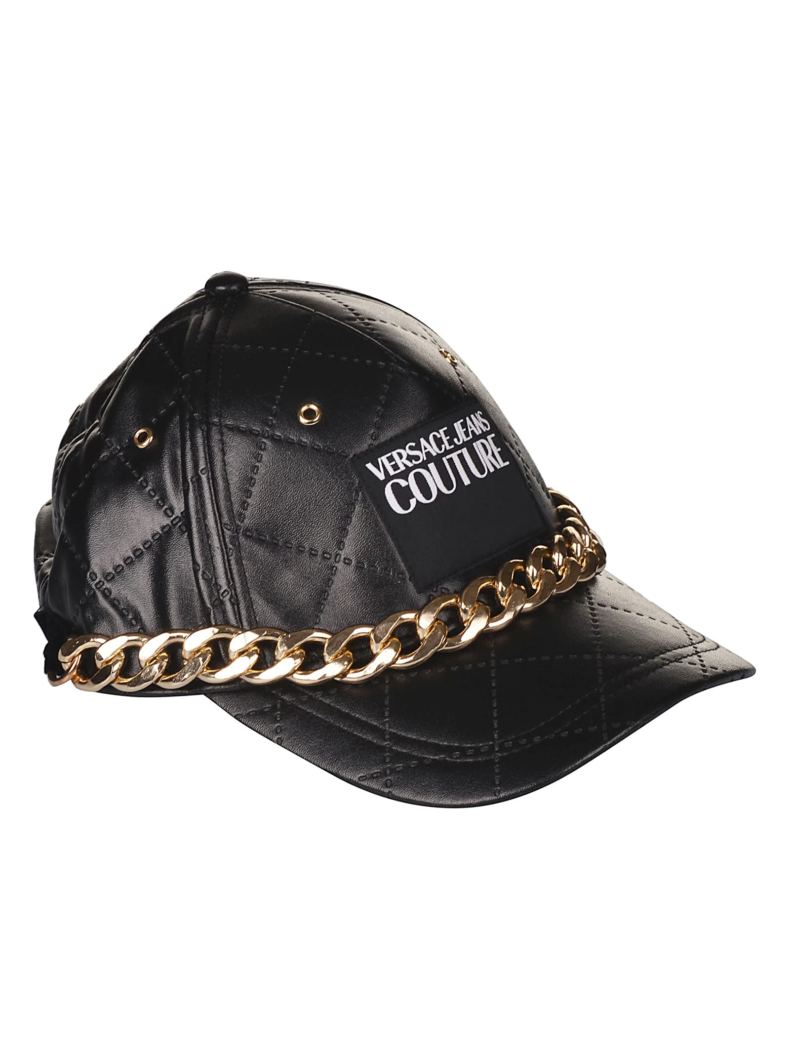 Versace Jeans Couture Versace Jeans Couture Couture Chain Quilted Cap