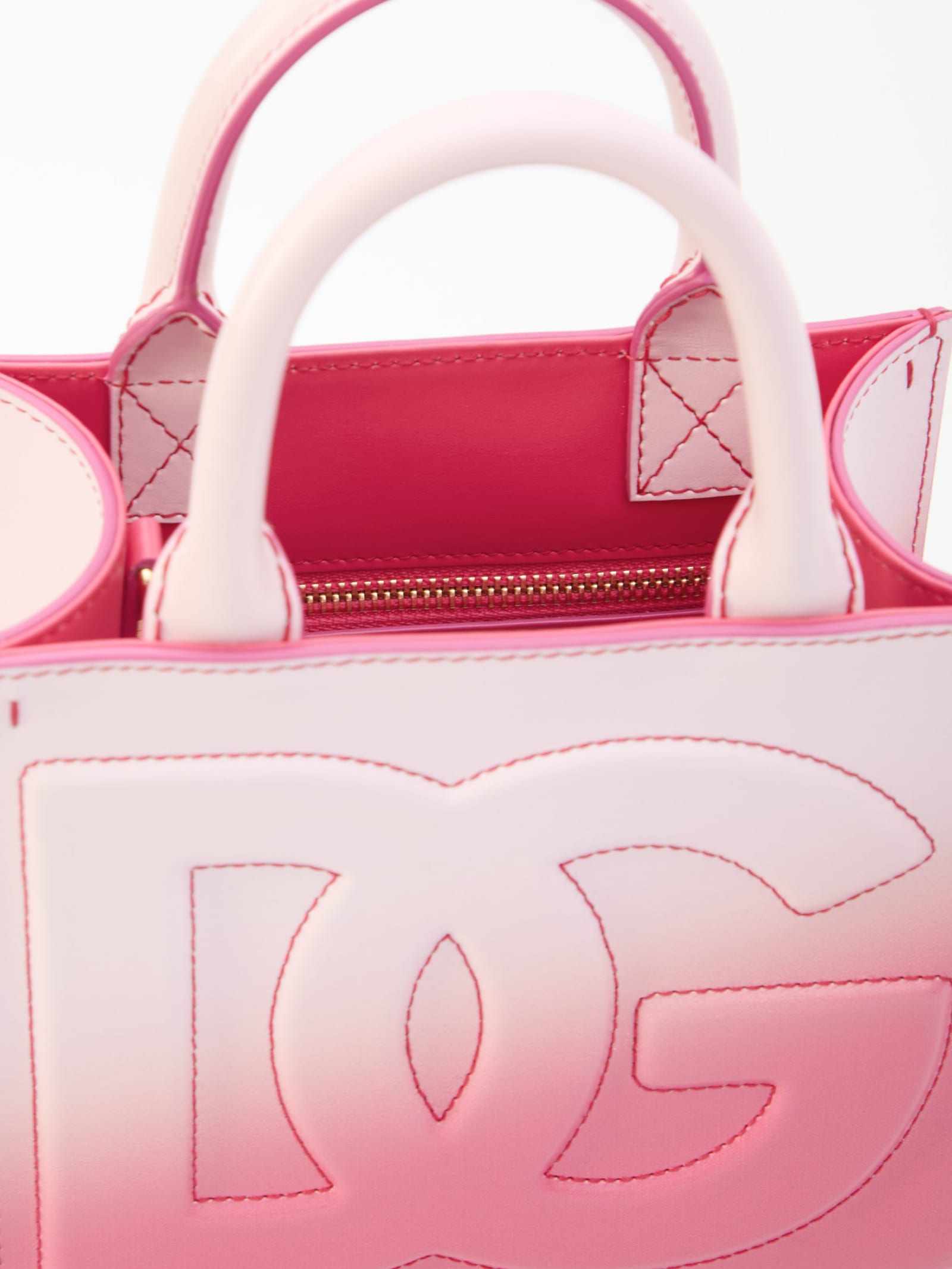 Shop Dolce & Gabbana Dg Logo Bag In Pink