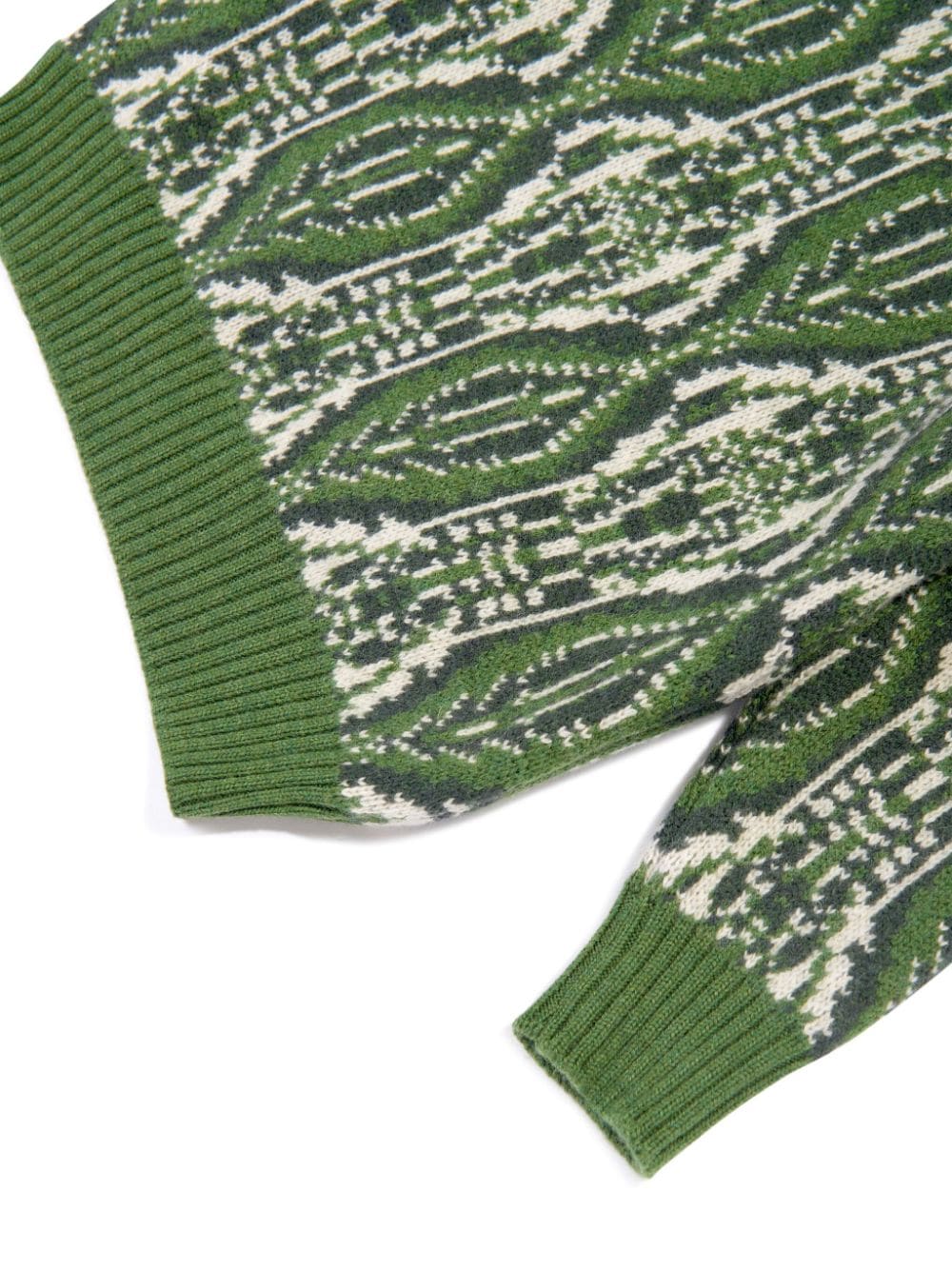 Shop Etro Maglione Con Stampa In Green