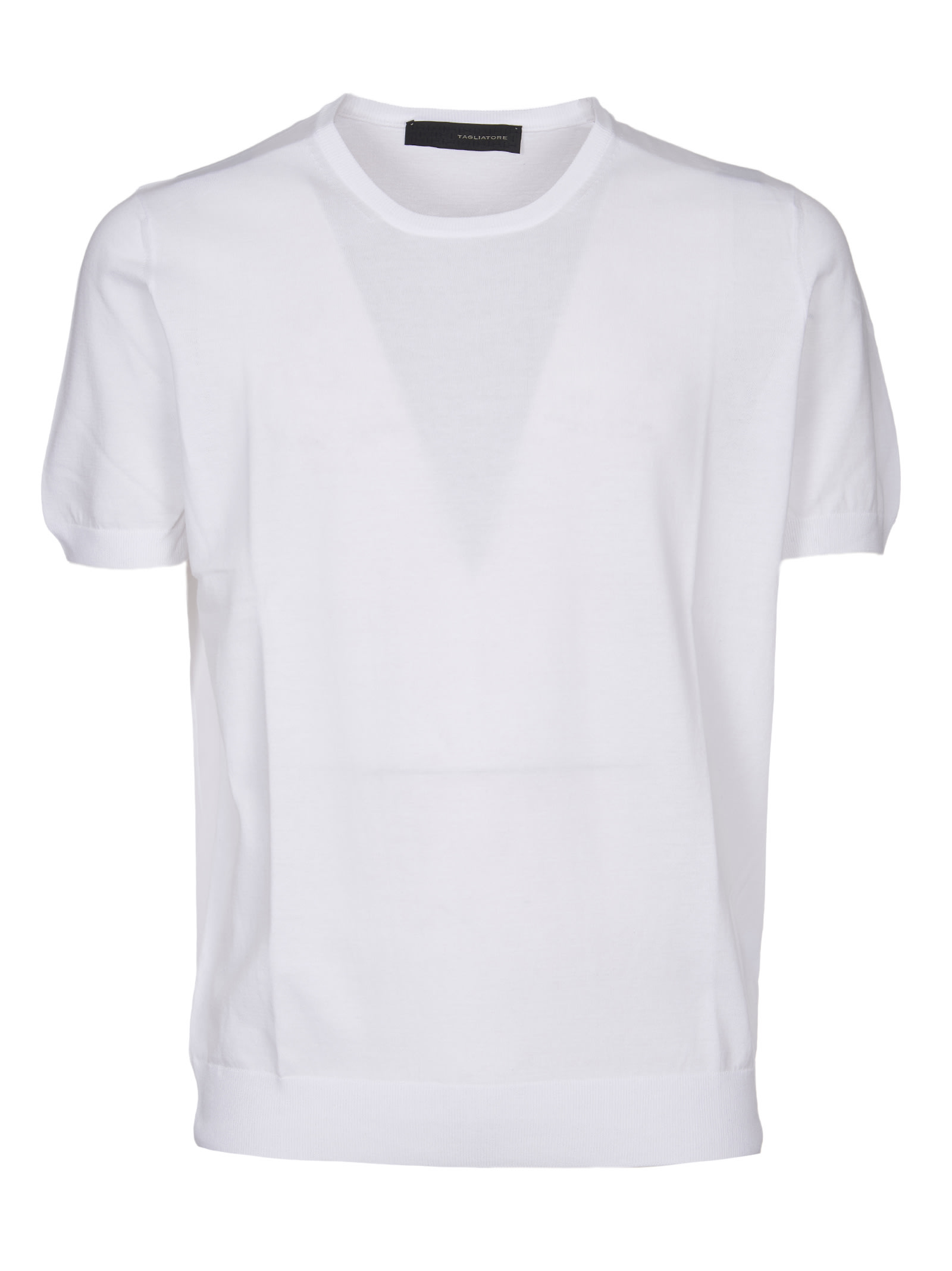 Shop Tagliatore T-shirt In White