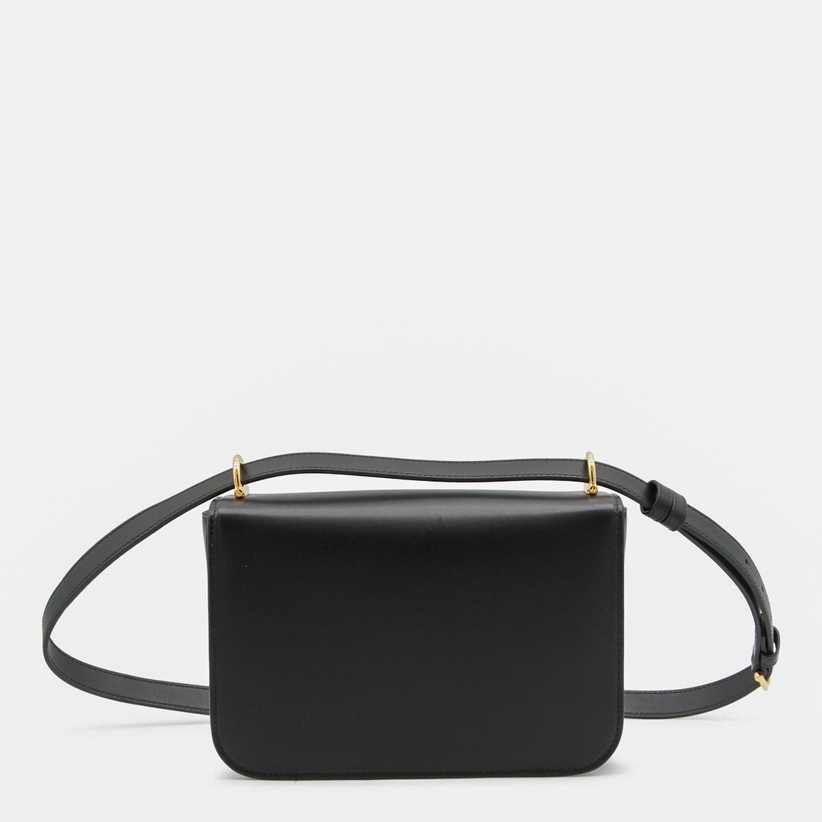 Gucci Black Leather Siena Crossbody Bag In Black