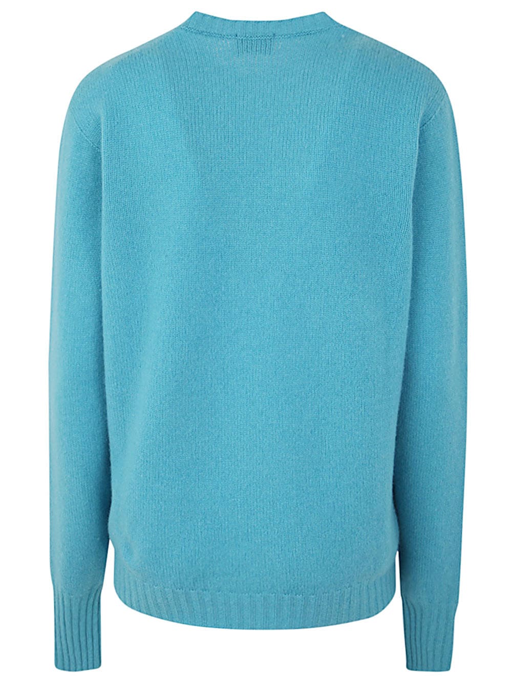 Shop Drumohr Long Sleeve Crew Neck Sweater In Light Blue