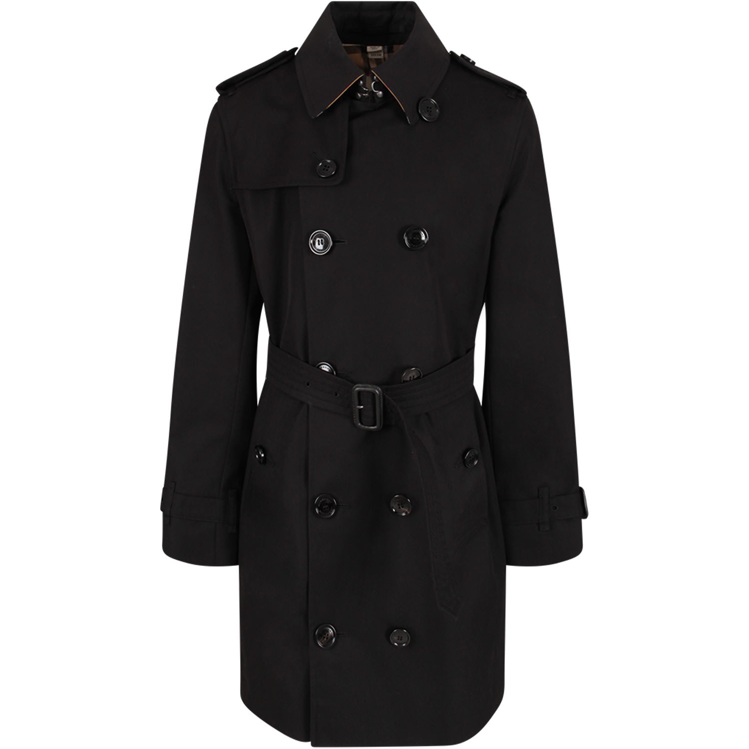 Burberry Black Trench Coat For Girl