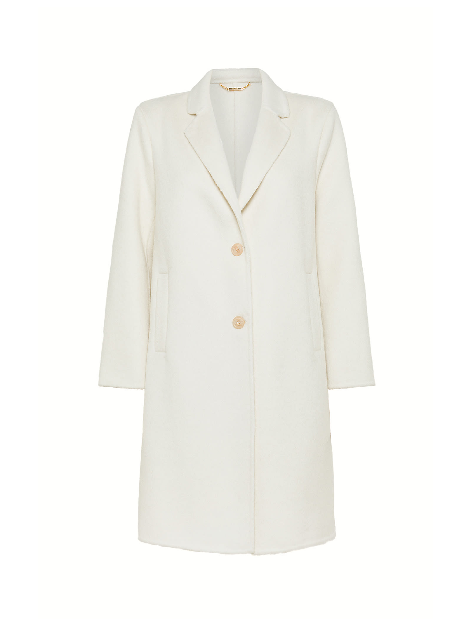 Seventy Womens Long Coat Cream In Panna