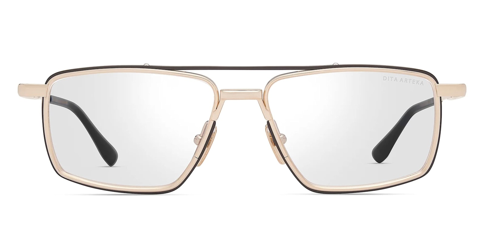 Dita Arteka - Black Iron / White Gold Rx Glasses