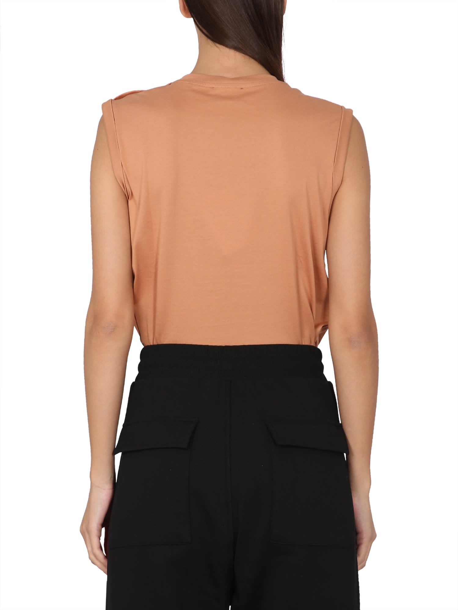 Balmain T-shirt With Logo In Beige