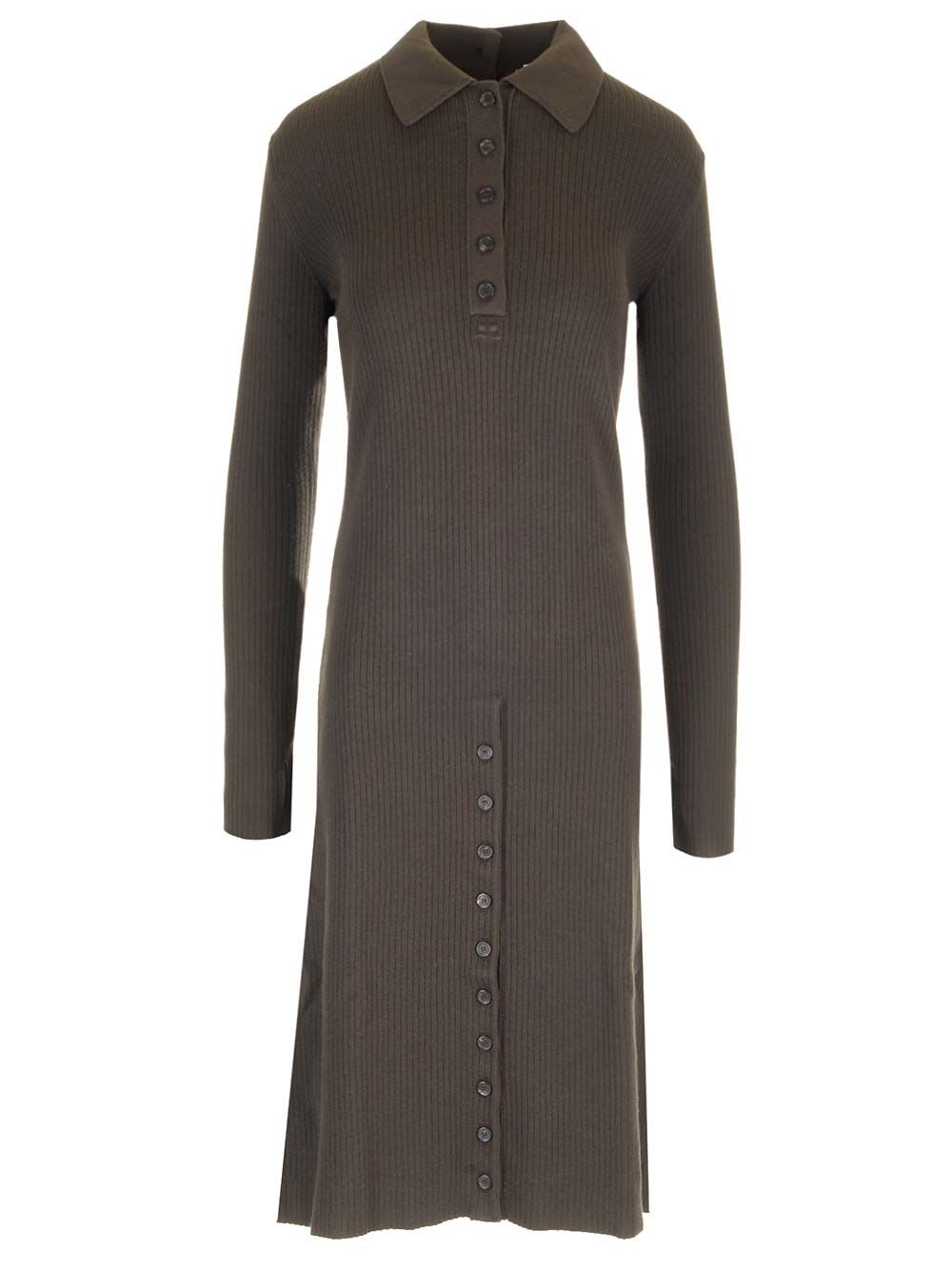 Courrèges Polo-style Midi Dress