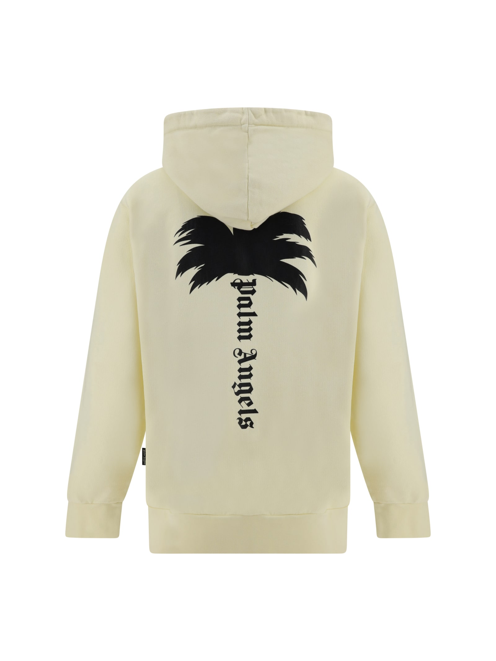 Shop Palm Angels The Palm Hoodie In Off White Black