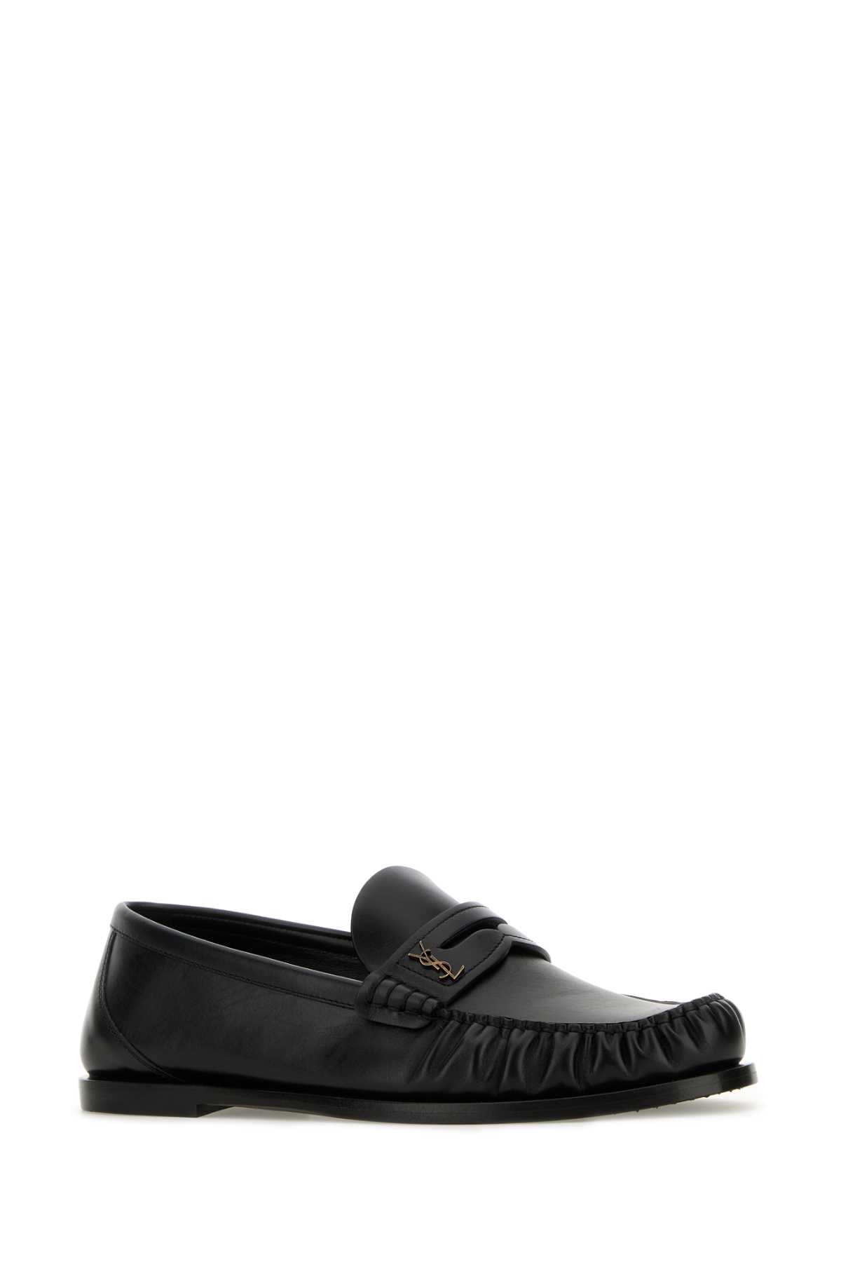 Black Leather Loafers