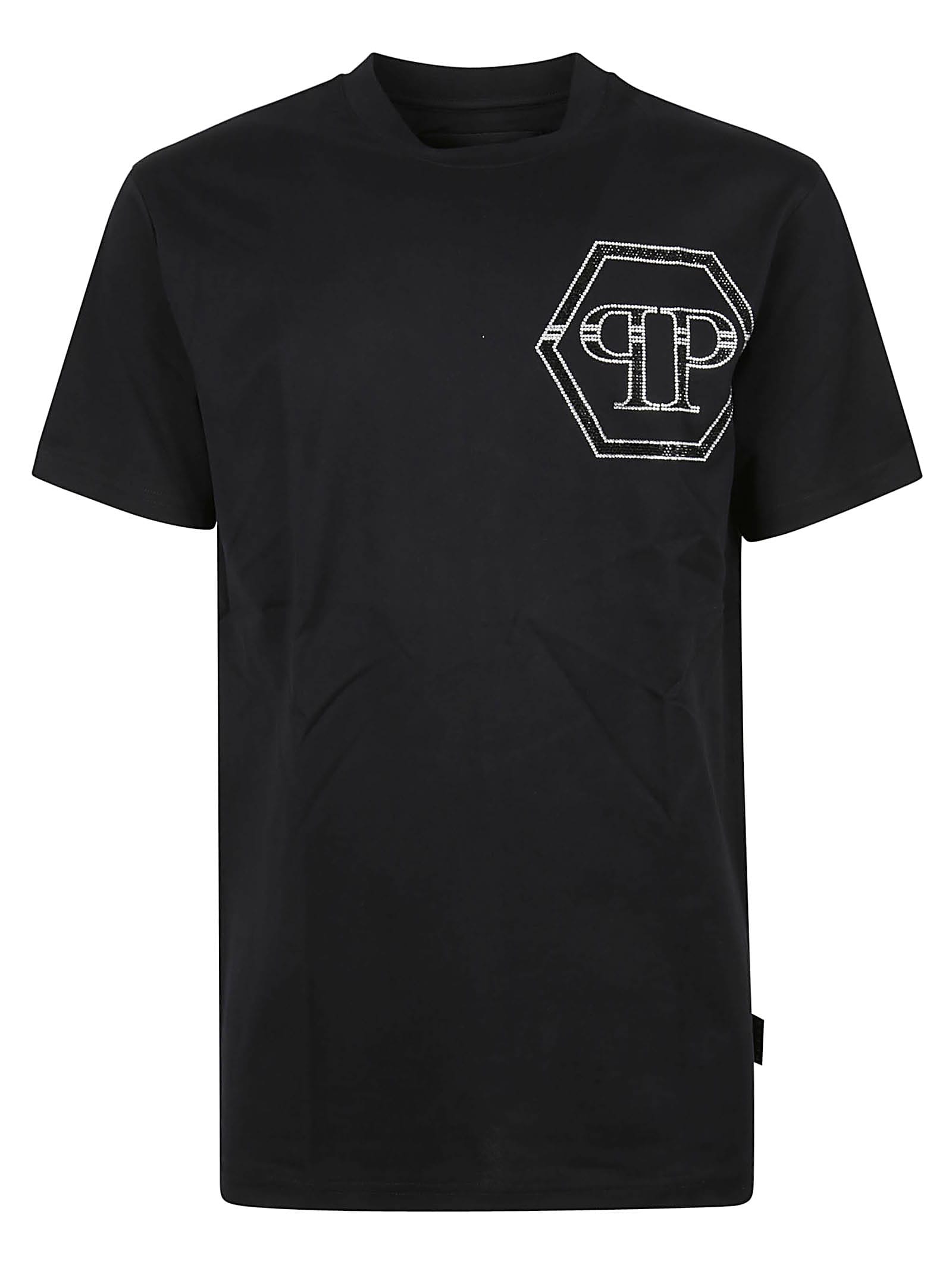 Philipp Plein Round Neck Hexagon T-shirt