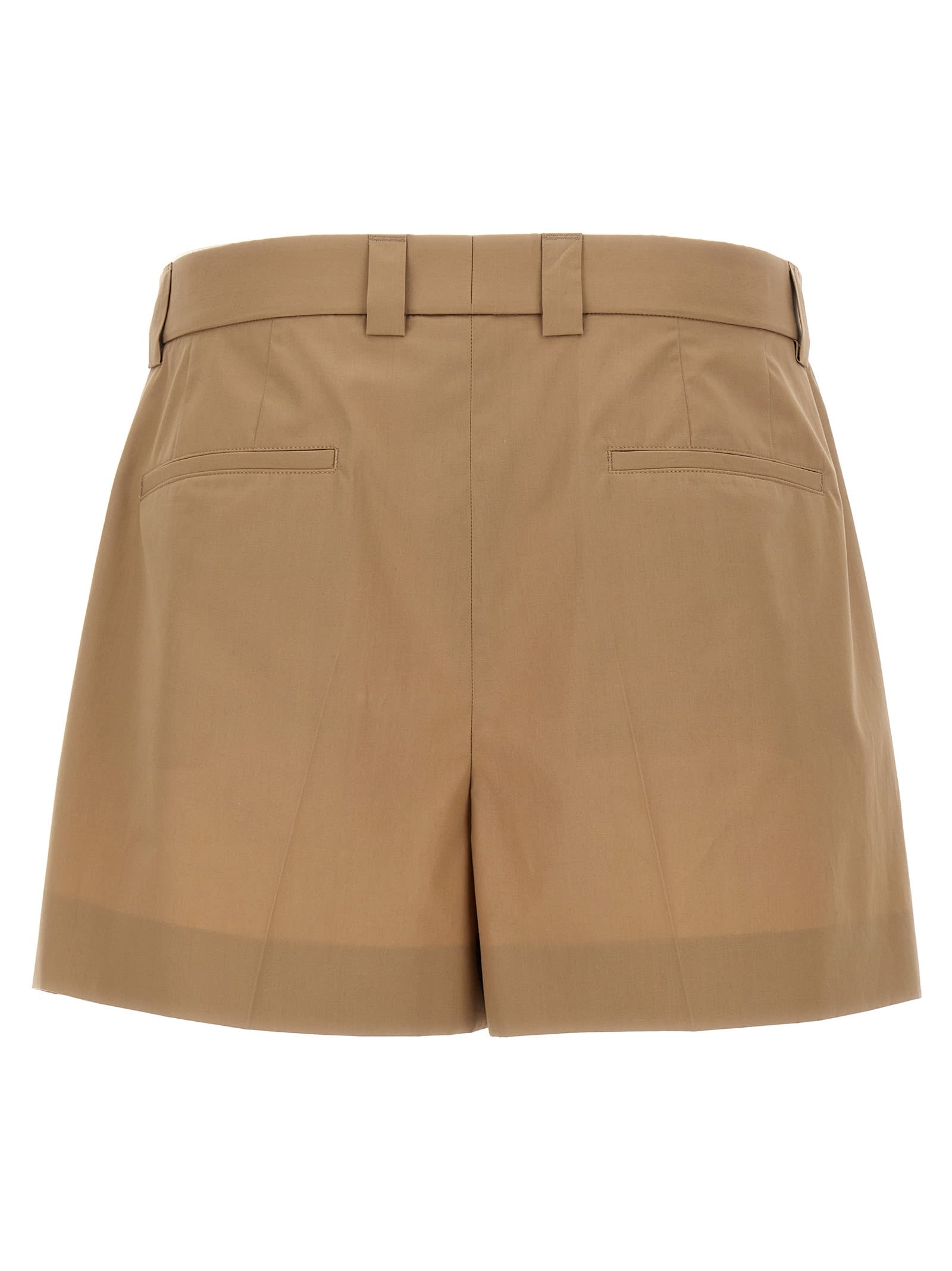 Gucci Cotton Shorts Bermuda And Short Beige