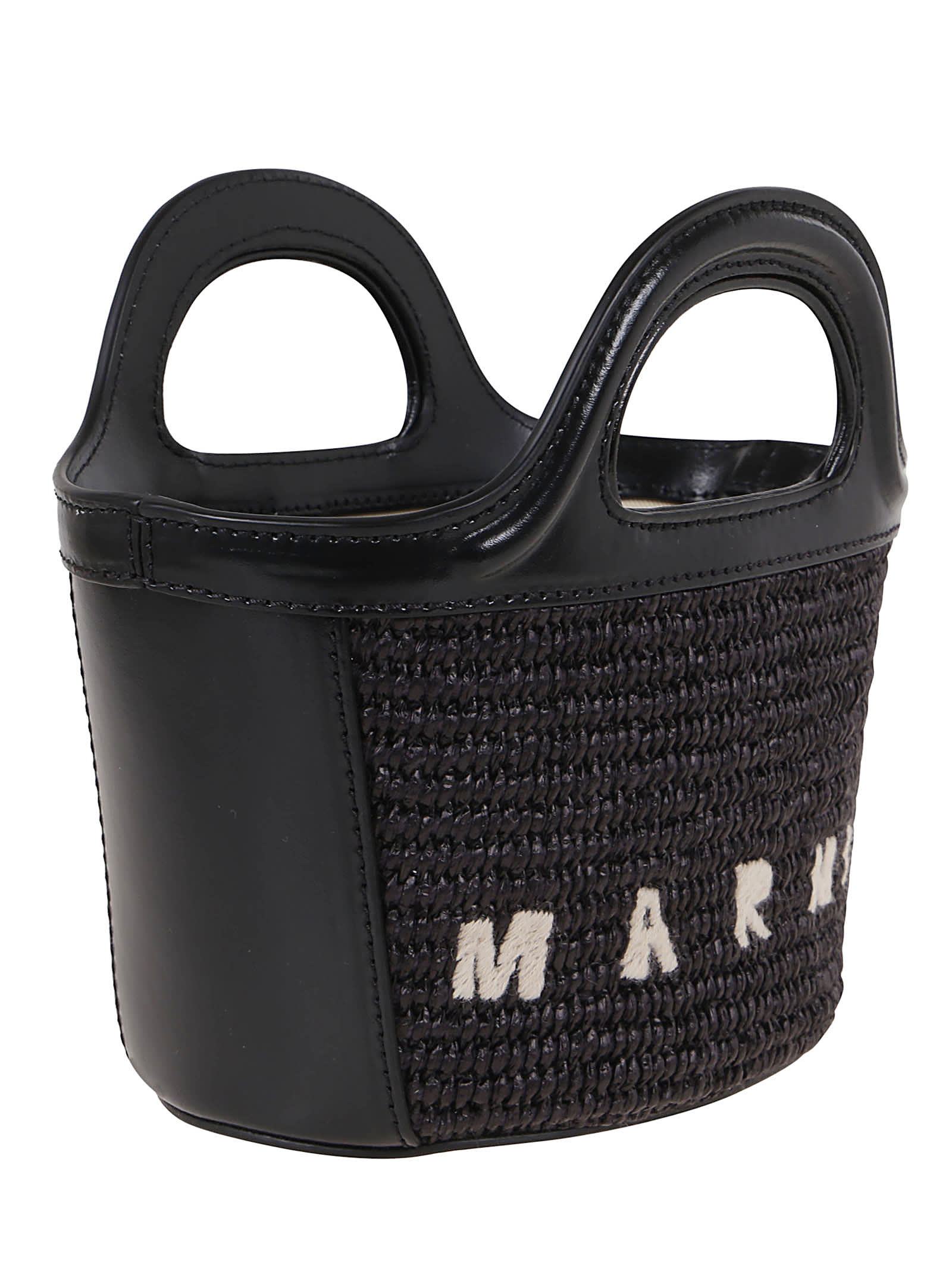 Shop Marni Tropicalia Micro In Black