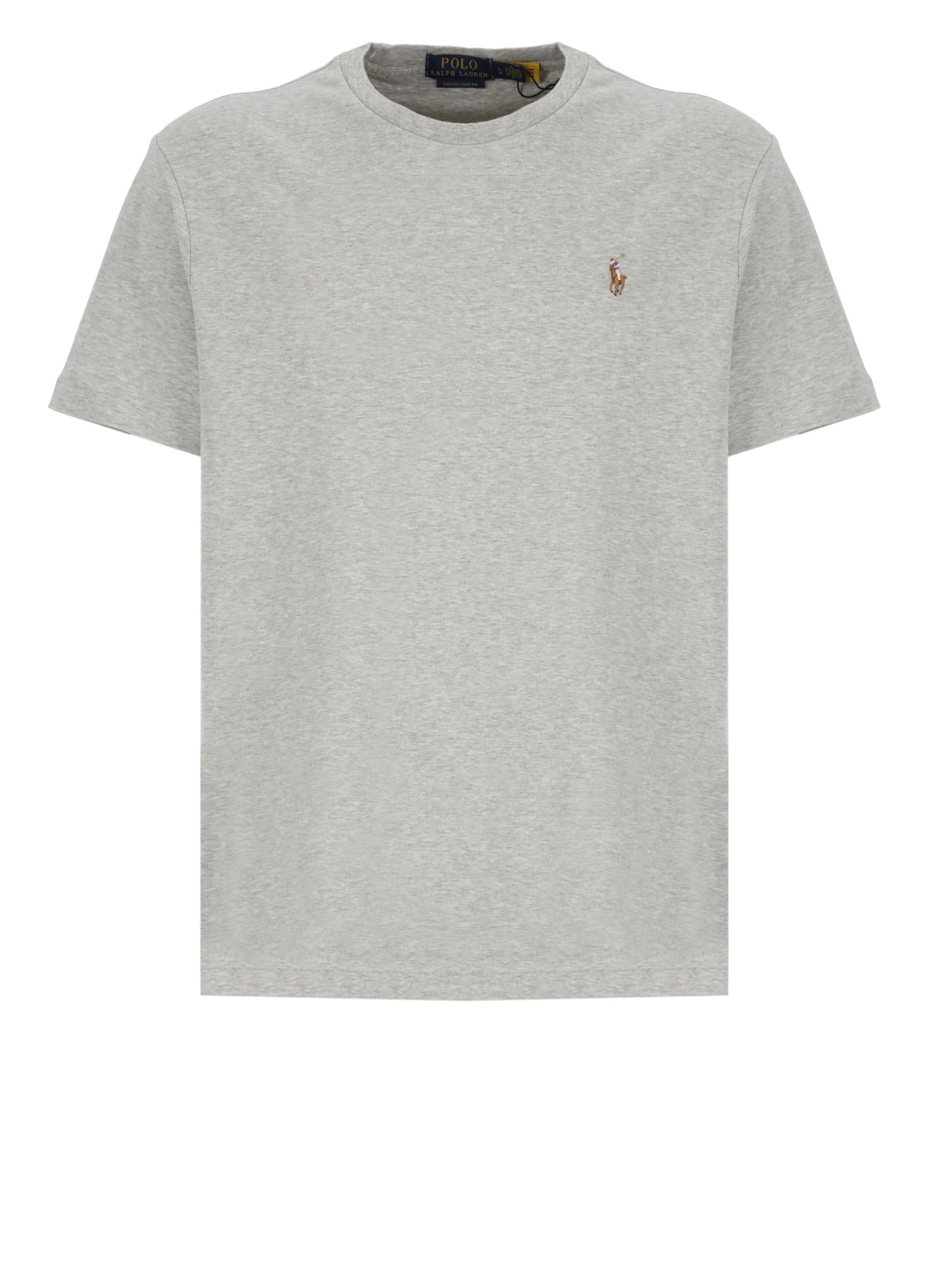 Shop Ralph Lauren Pony T-shirt In Grey