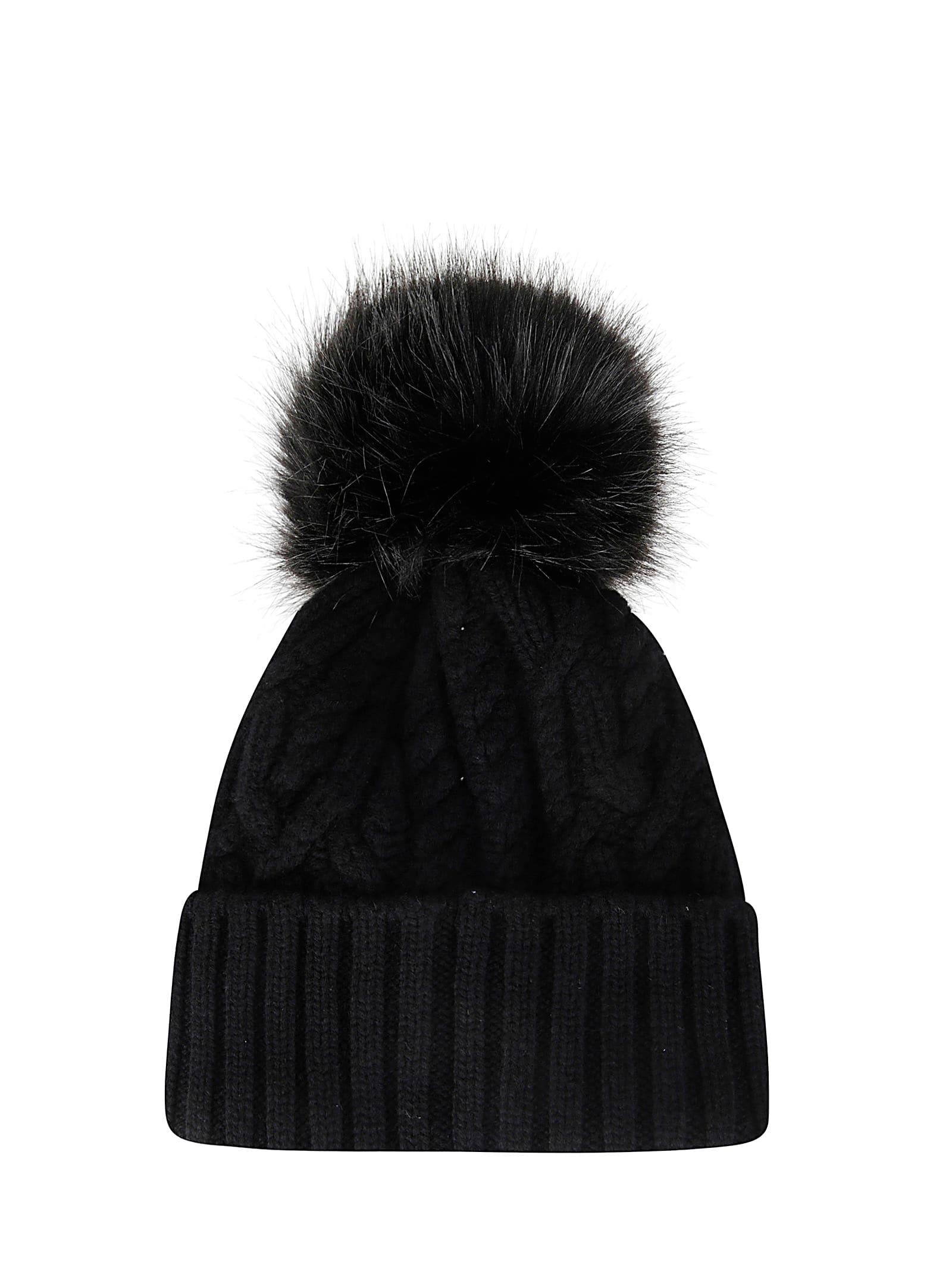 Shop Moncler Hat In Black