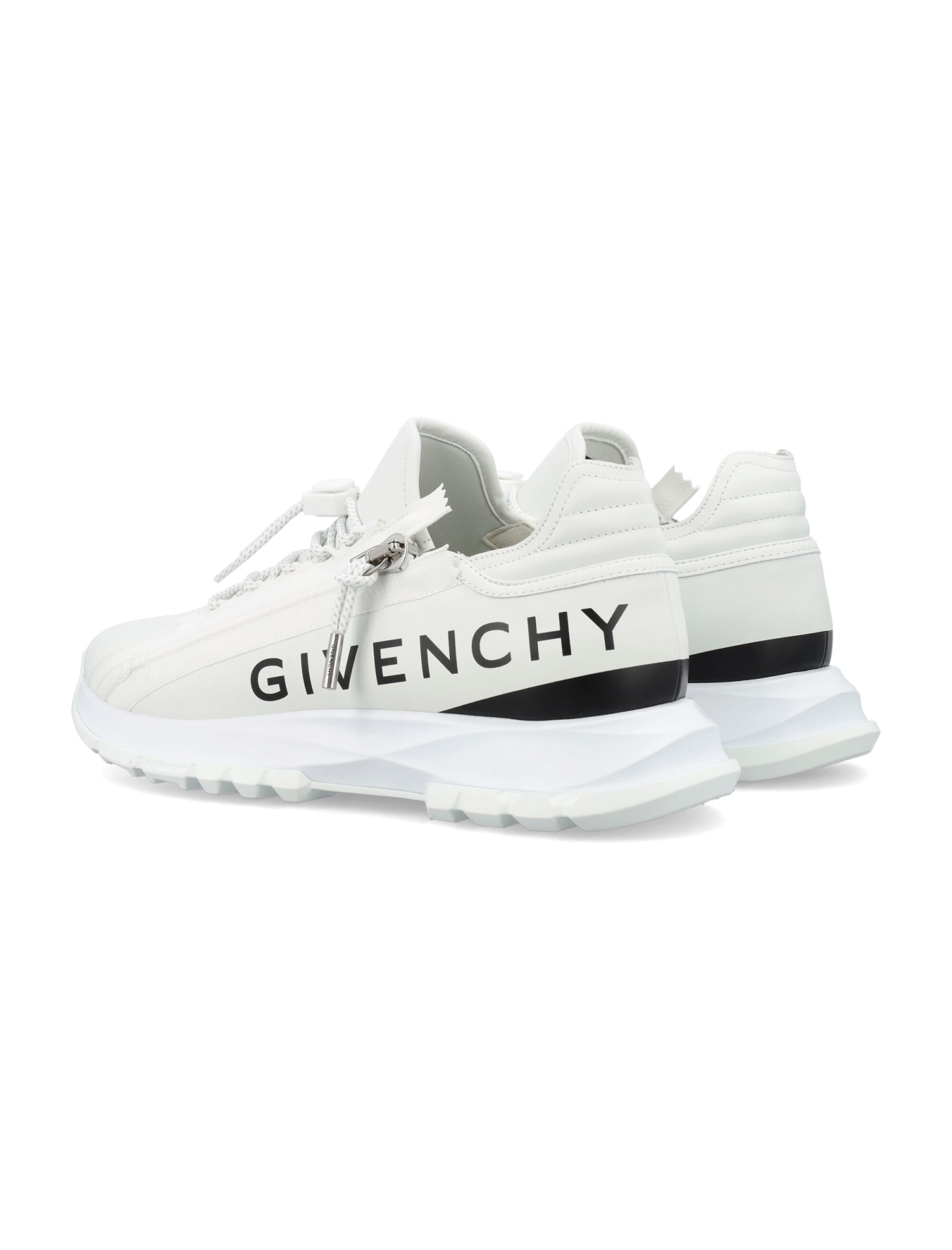 Shop Givenchy Spectre Zip Runners In White