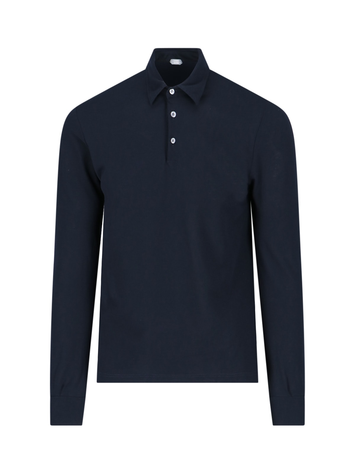 Shop Zanone Polo Shirt In Blue