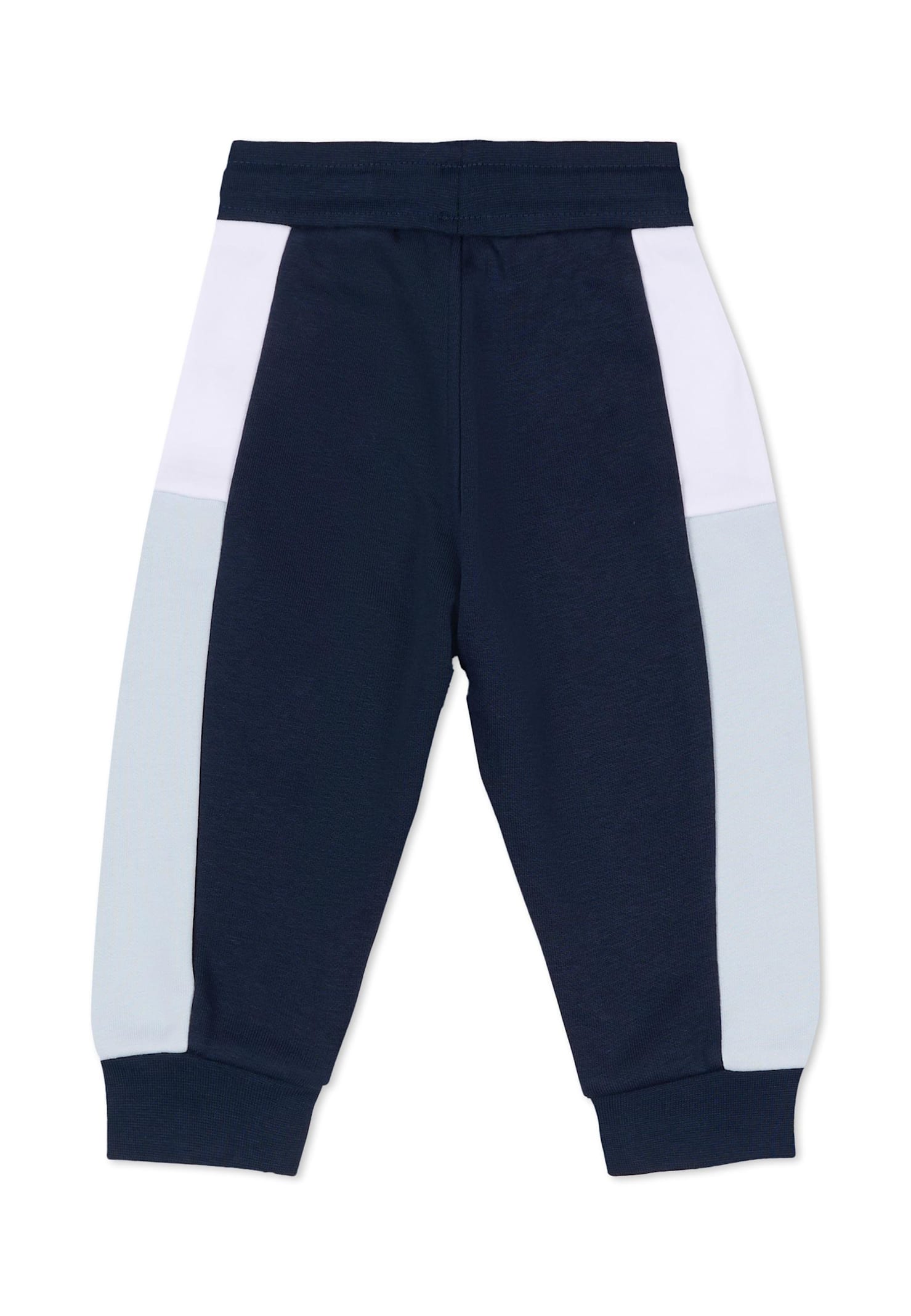 Hugo Boss Blue Trousers For Baby Boy In Blue