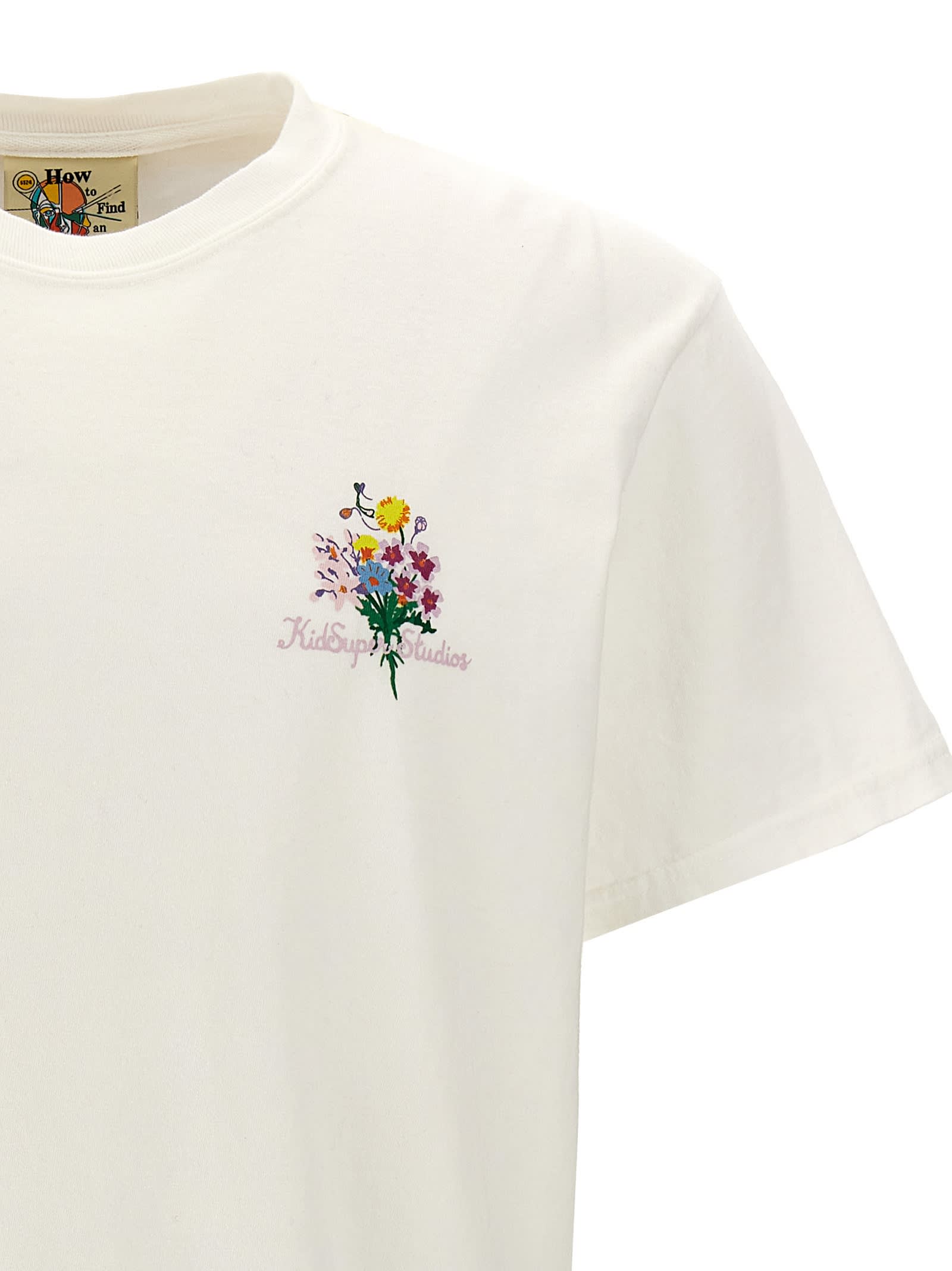 Shop Kidsuper Growing Ideas T-shirt In White