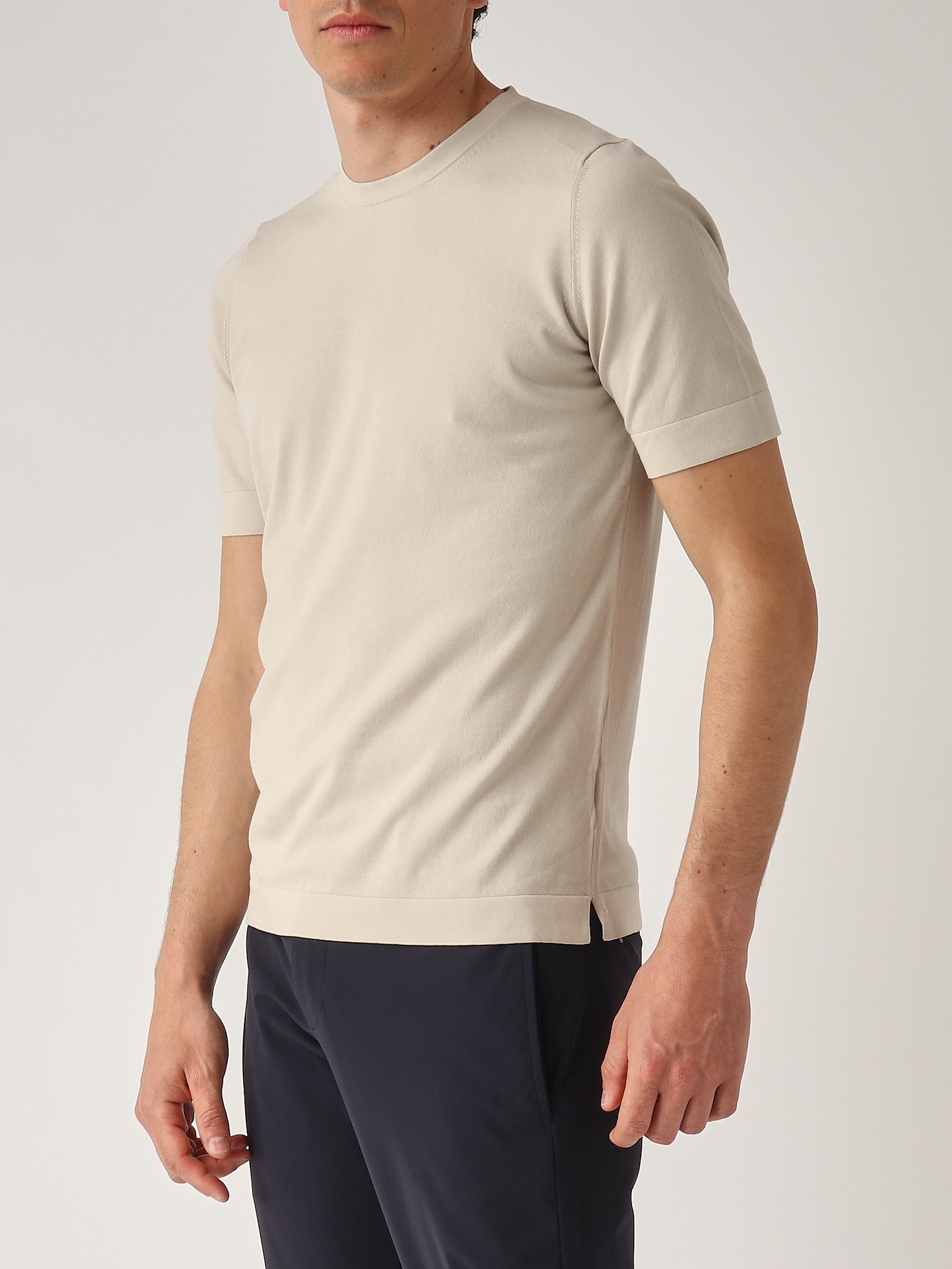 Gran Sasso Jersey T-shirt In Neutral