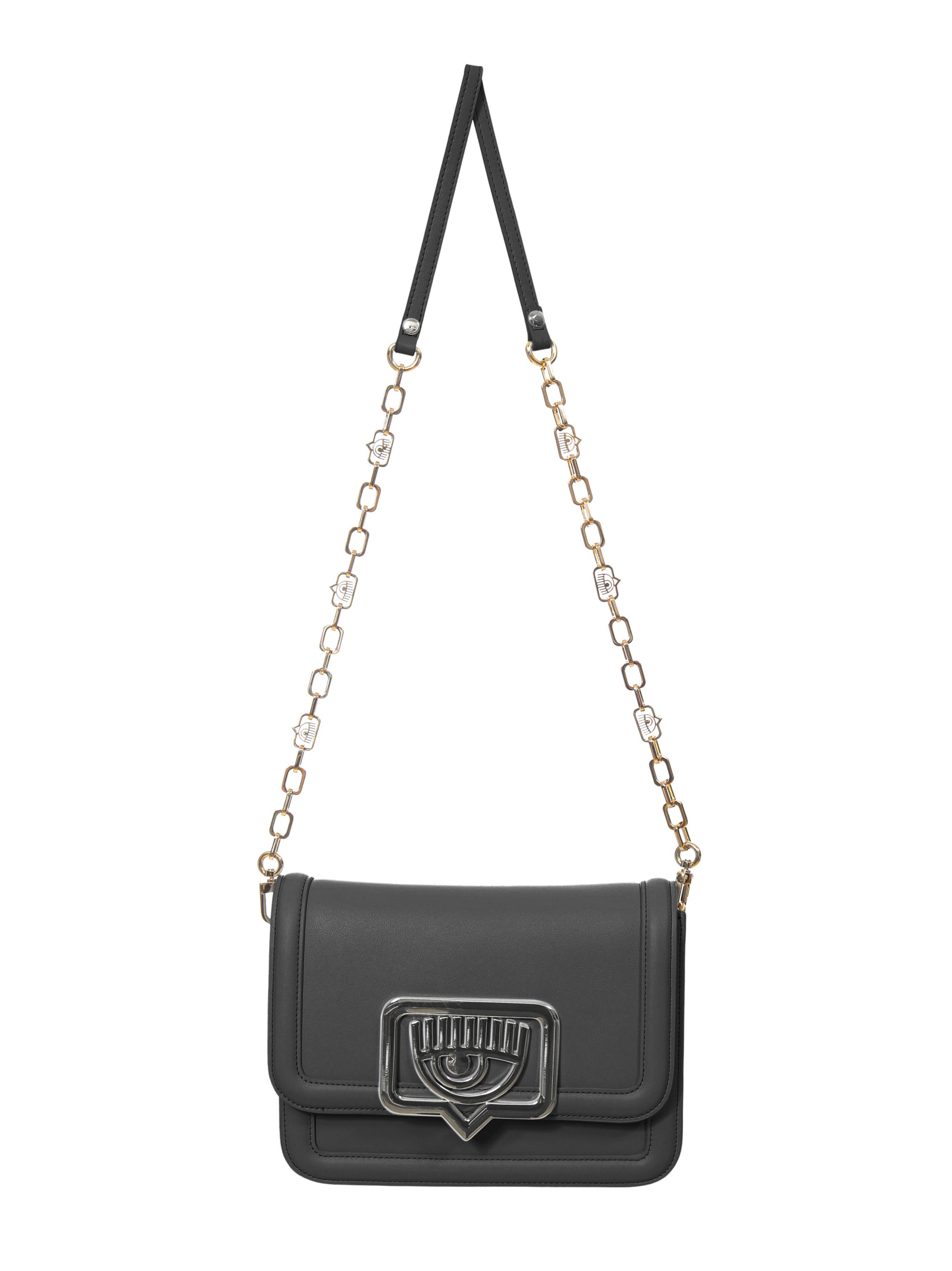 Chiara Ferragni Black Shoulder Bag