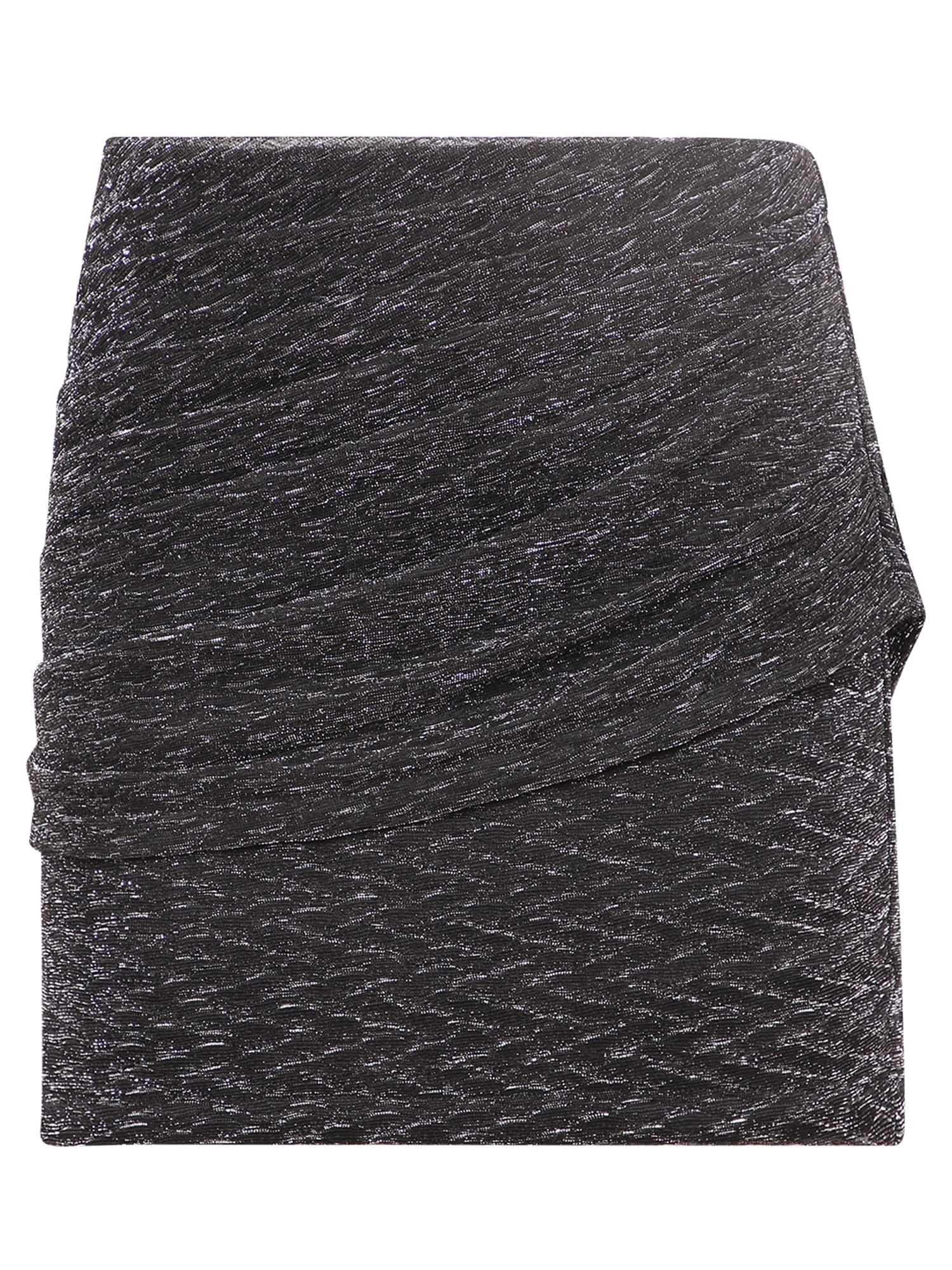IRO Pastel Metallic-thread Fitted Skirt