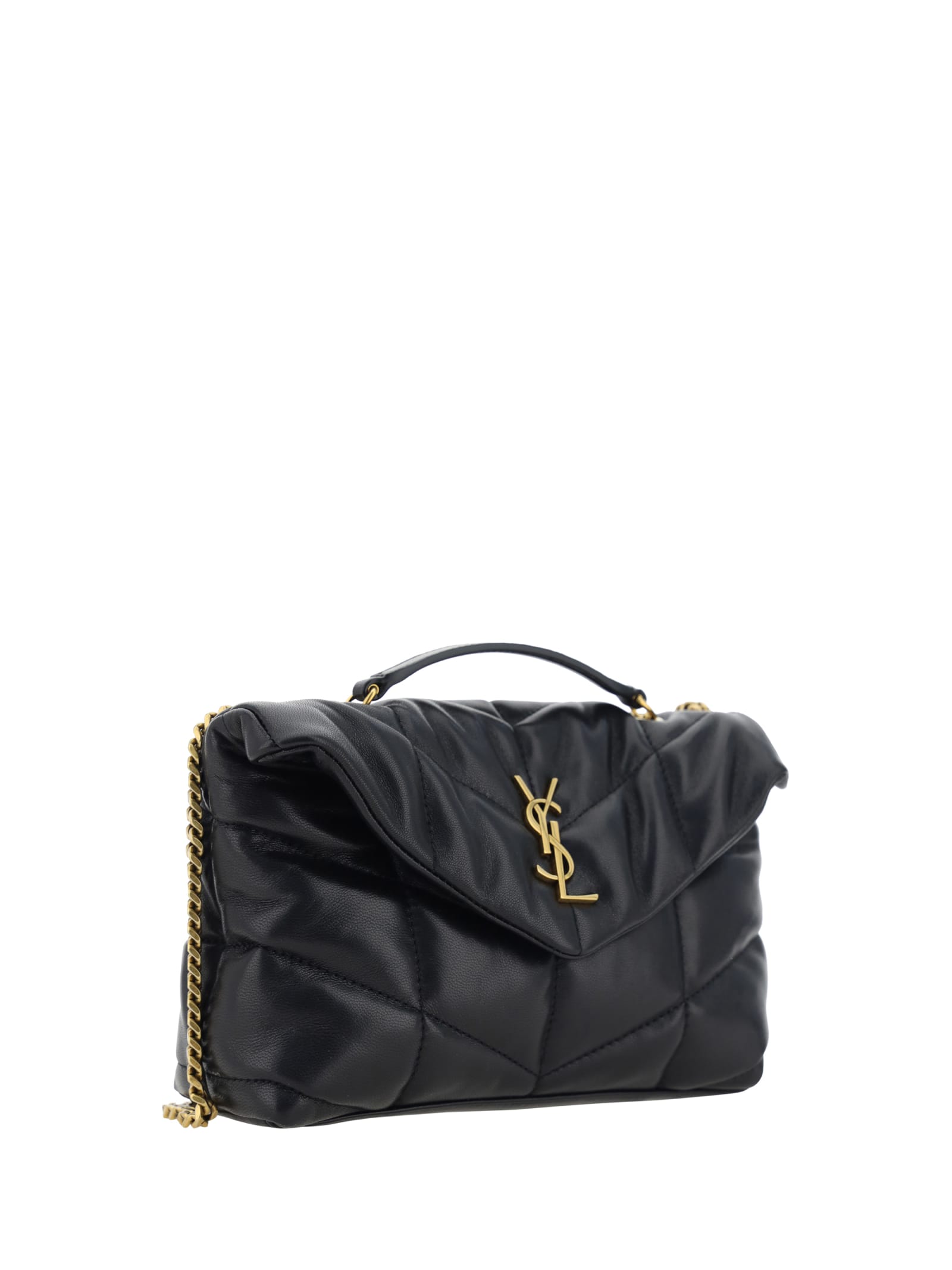 Saint Laurent ID Convertible Bag Patch Embellished Canvas Large at 1stDibs