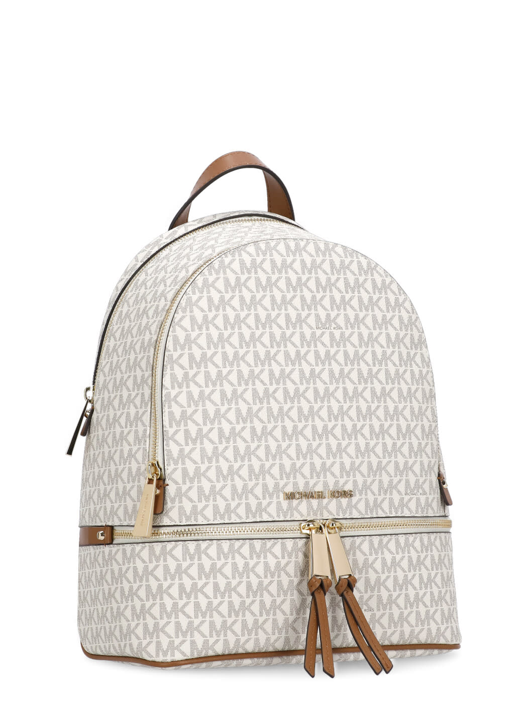 Shop Michael Michael Kors Rhea Backpack In White