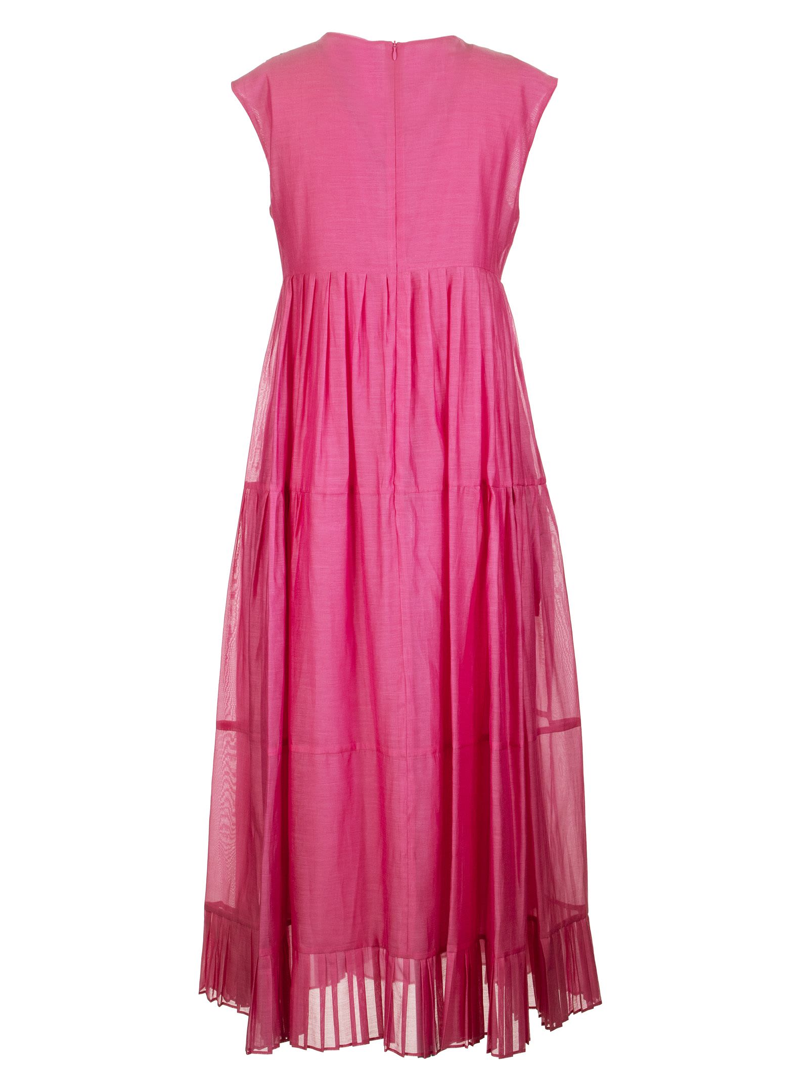 max mara silk and cotton voile dress