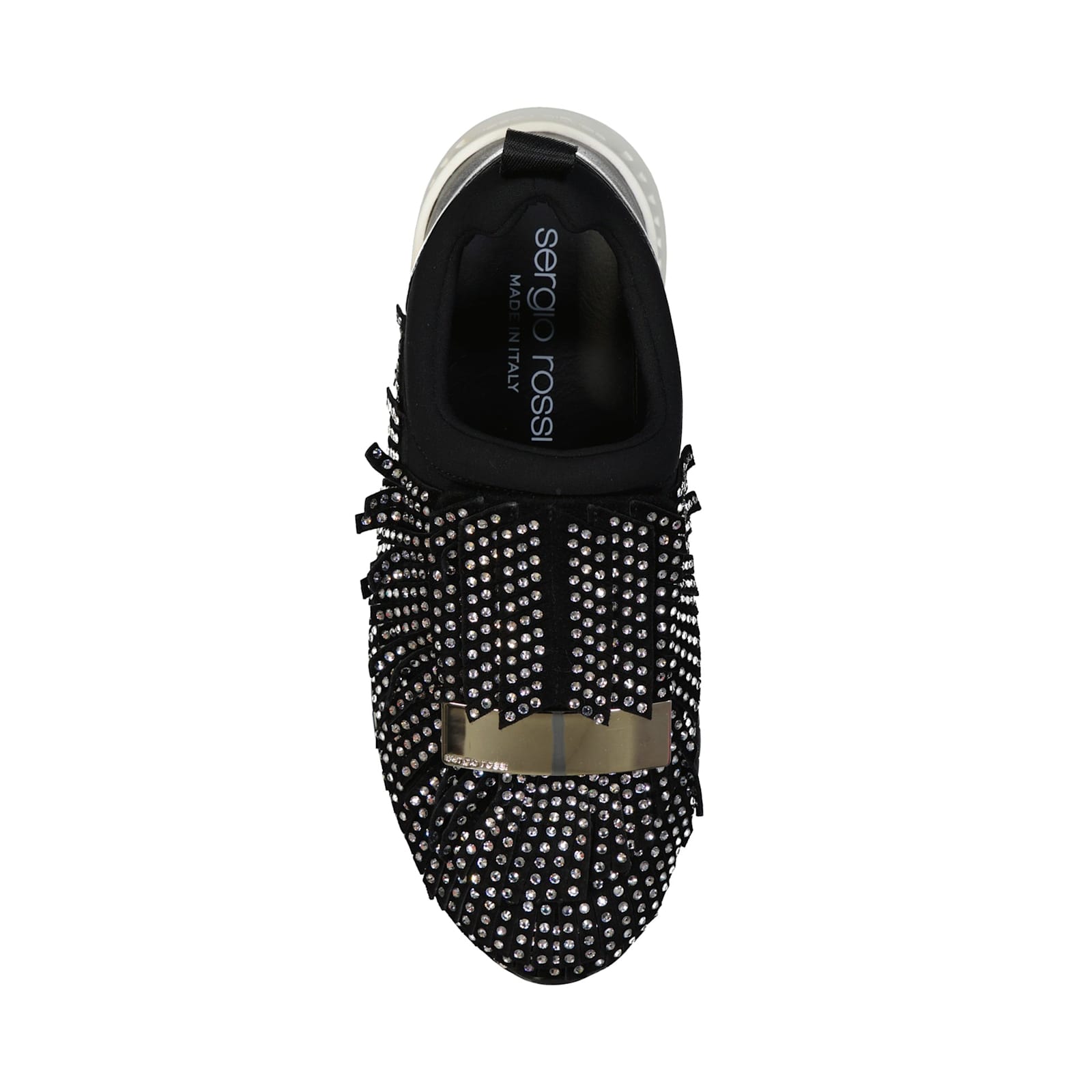 SERGIO ROSSI SR1 RUNNING CRYSTALS SNEAKERS 