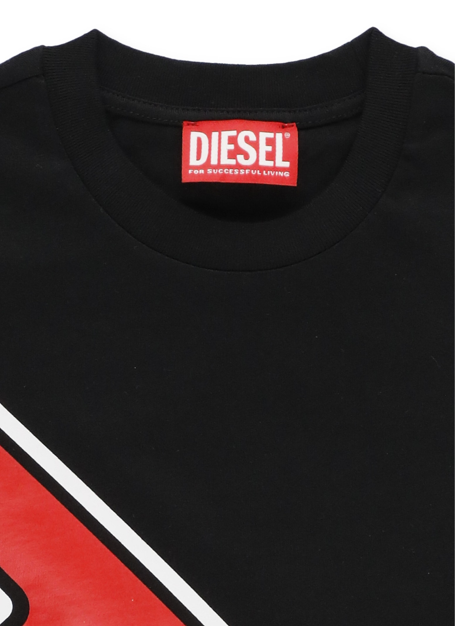 Shop Diesel Tdave Over T-shirt In Black