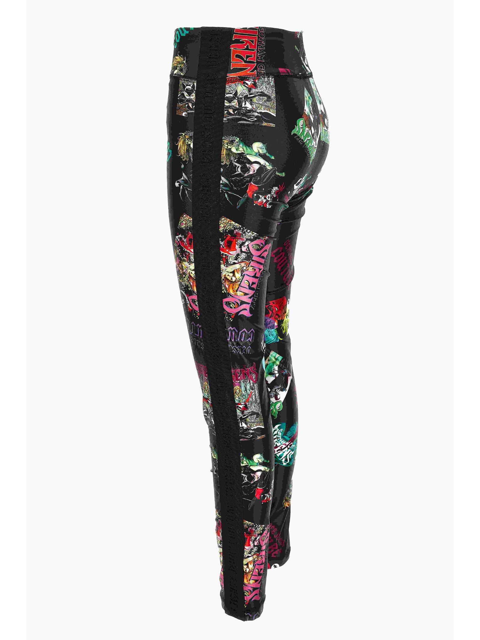 Shop Versace Jeans Couture Leggings In Black