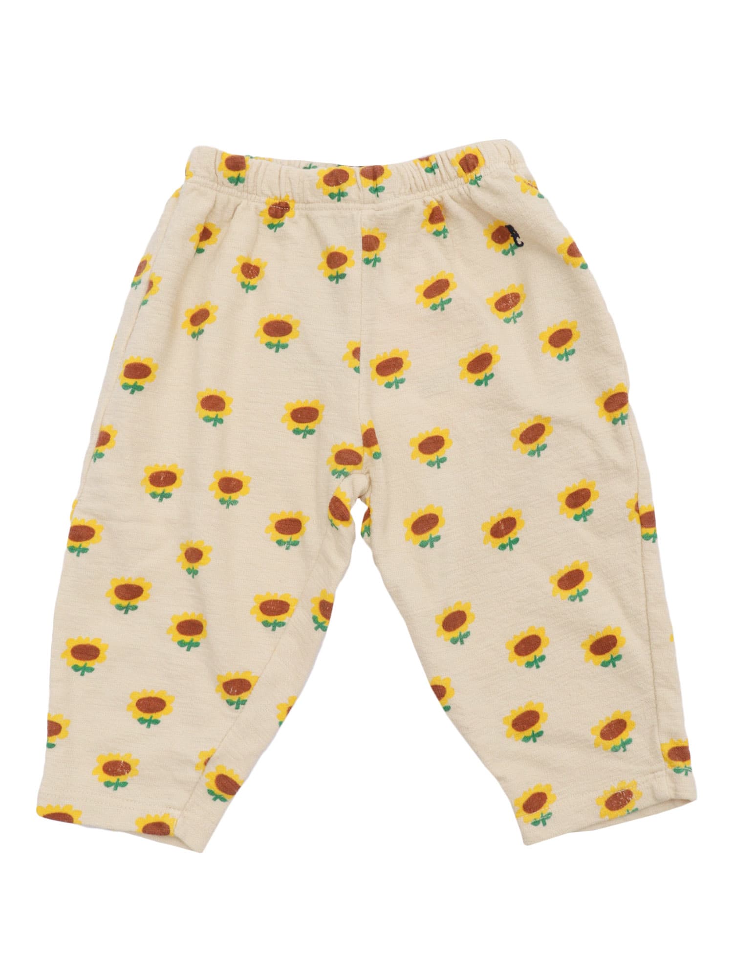 Bobo Choses Sunflower All Over Jogging Pants In Beige