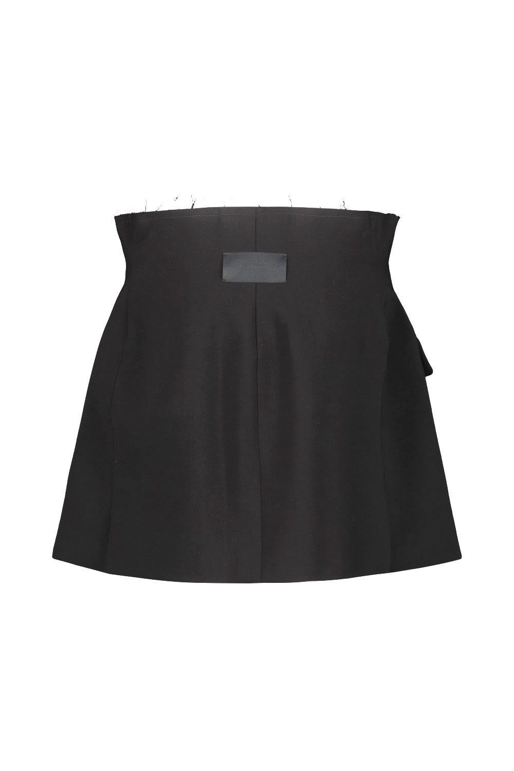 Shop Vetements Deconstructured Tailored Mini Skirt In Black