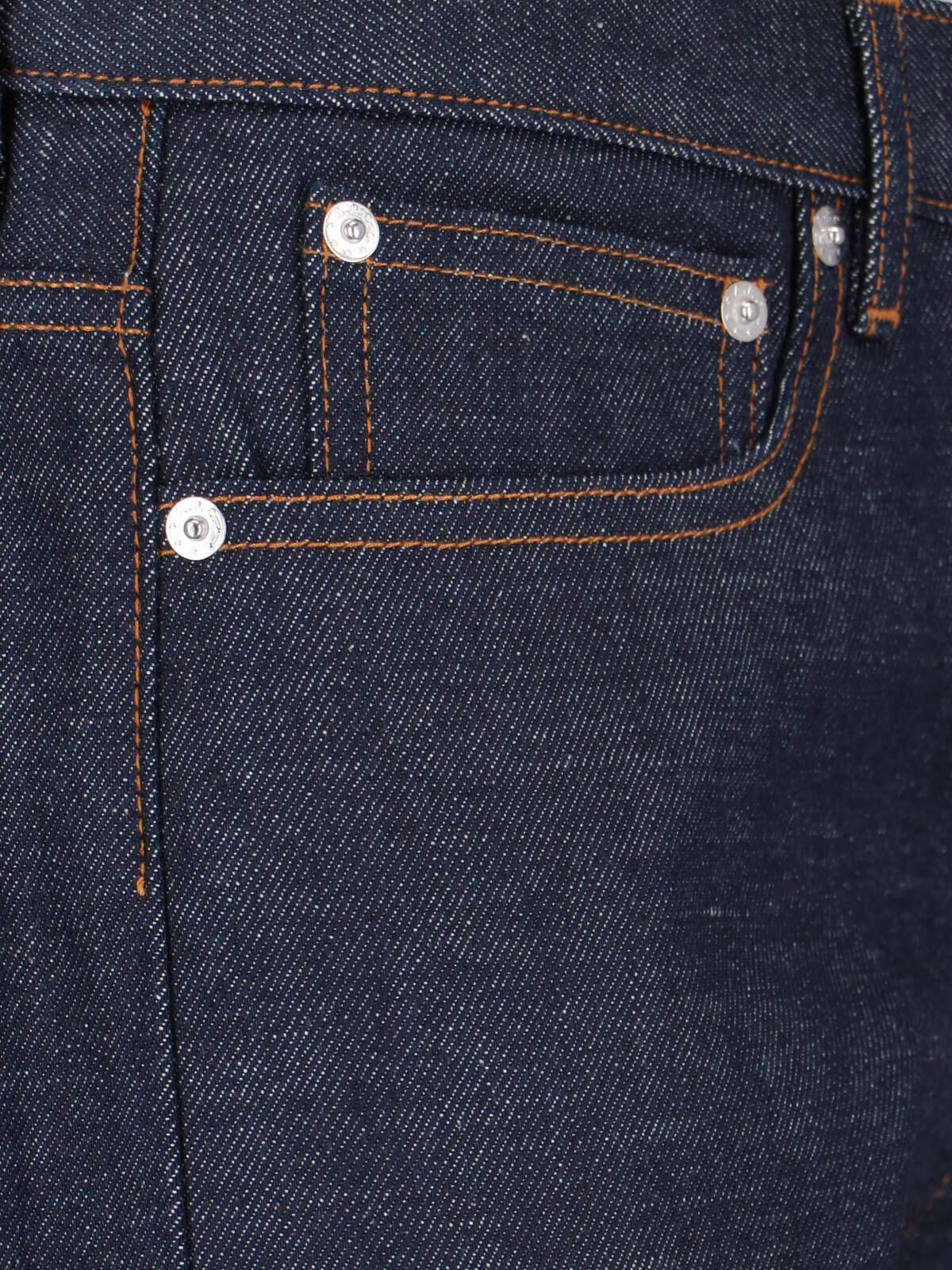 Apc Denim Midi Skirt In Blue