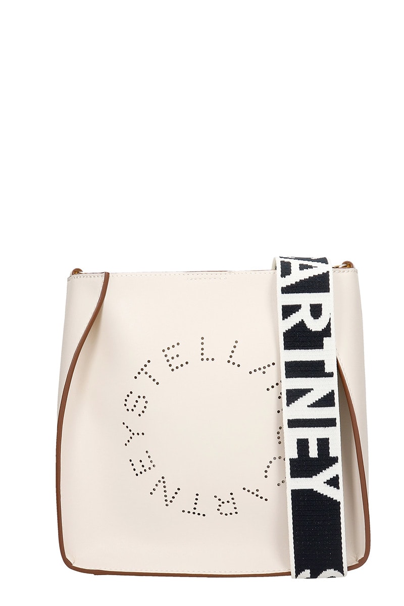 Stella McCartney Eco Soft Shoulder Bag In White Faux Leather