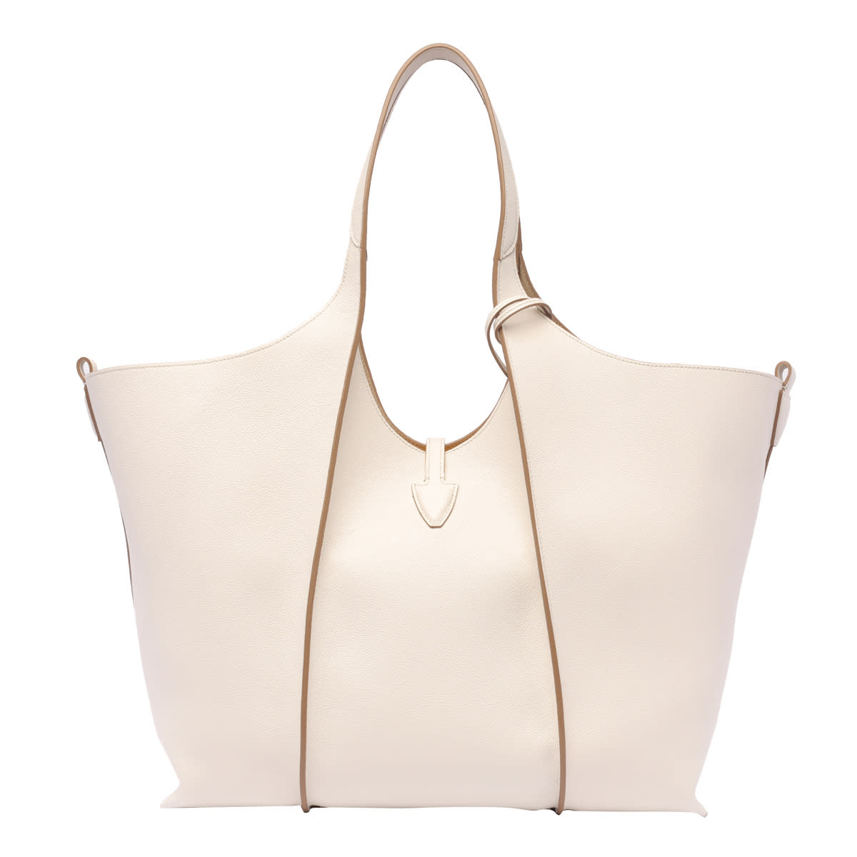 Tod's Medium T-timeless Shopping Bag In White
