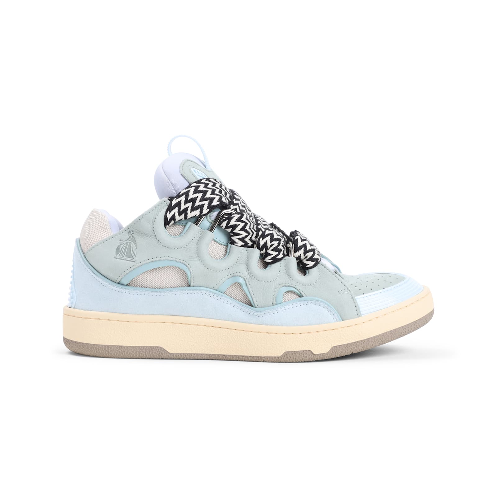 Lanvin Curb Sneakers In Blue