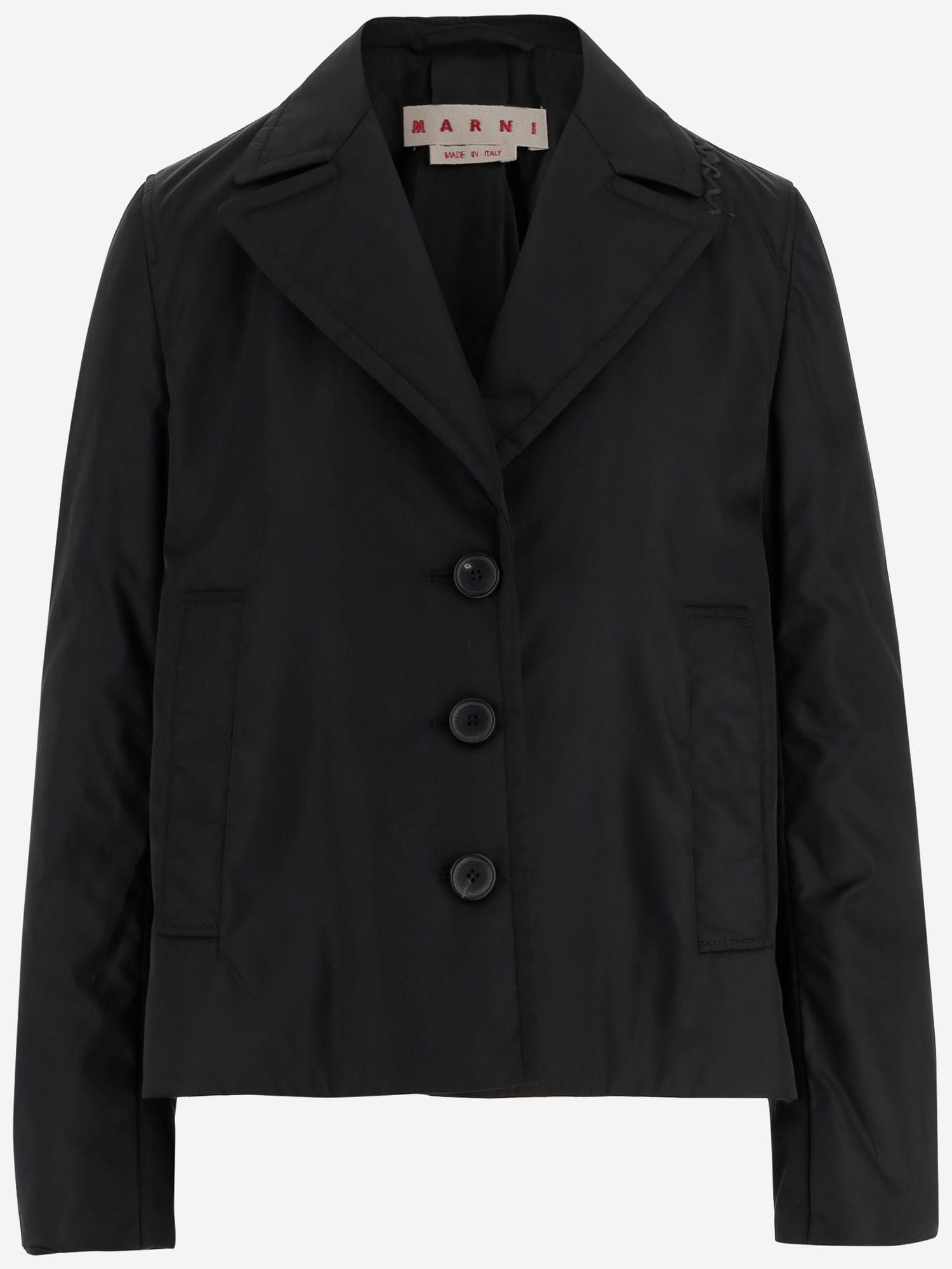 Shop Marni Nylon Jacket In Black