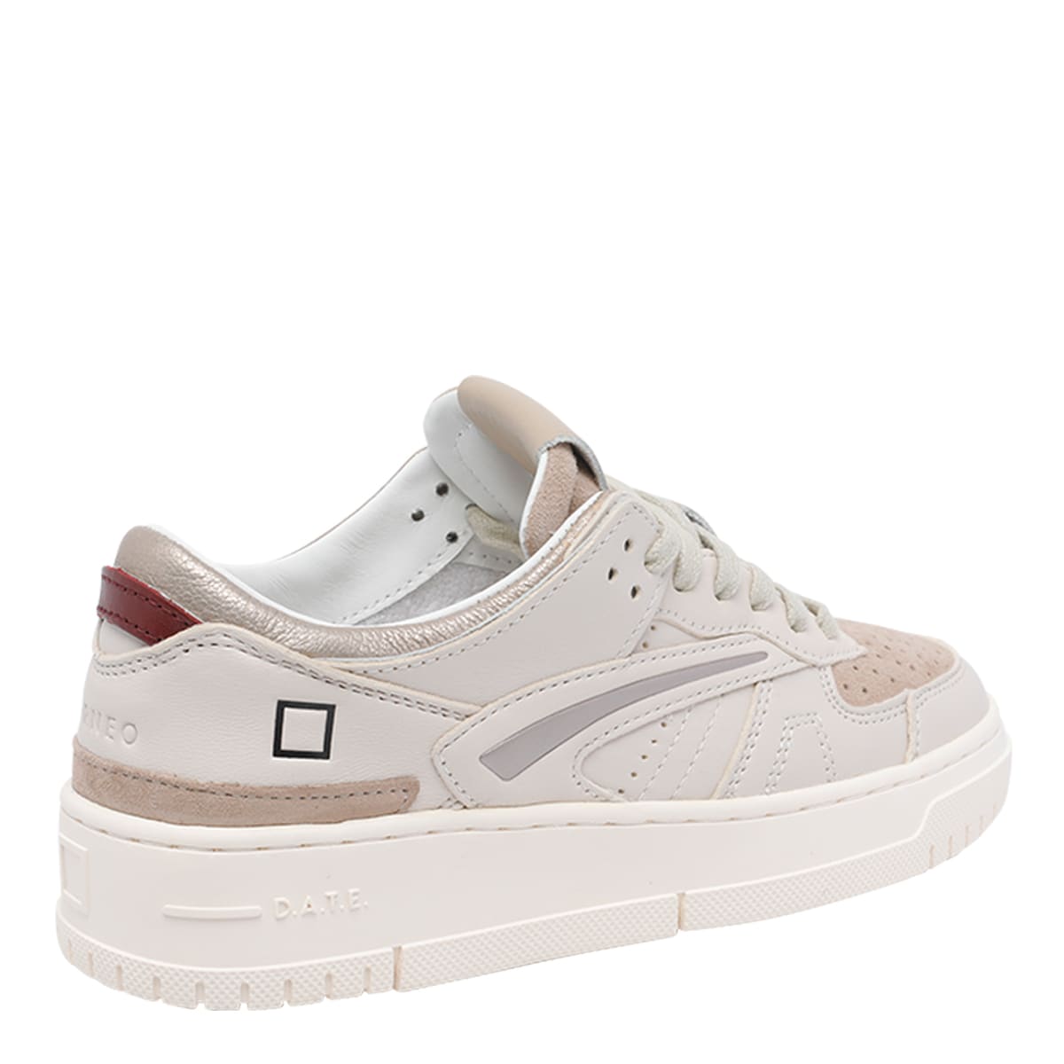 Date Torneo Suede Leather Sneakers In Pink