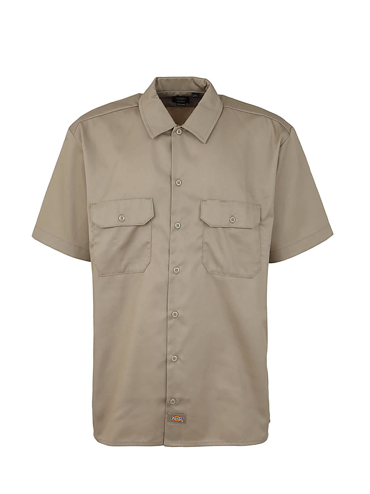 Dickies Work Shirt Ss Rec In Khaki
