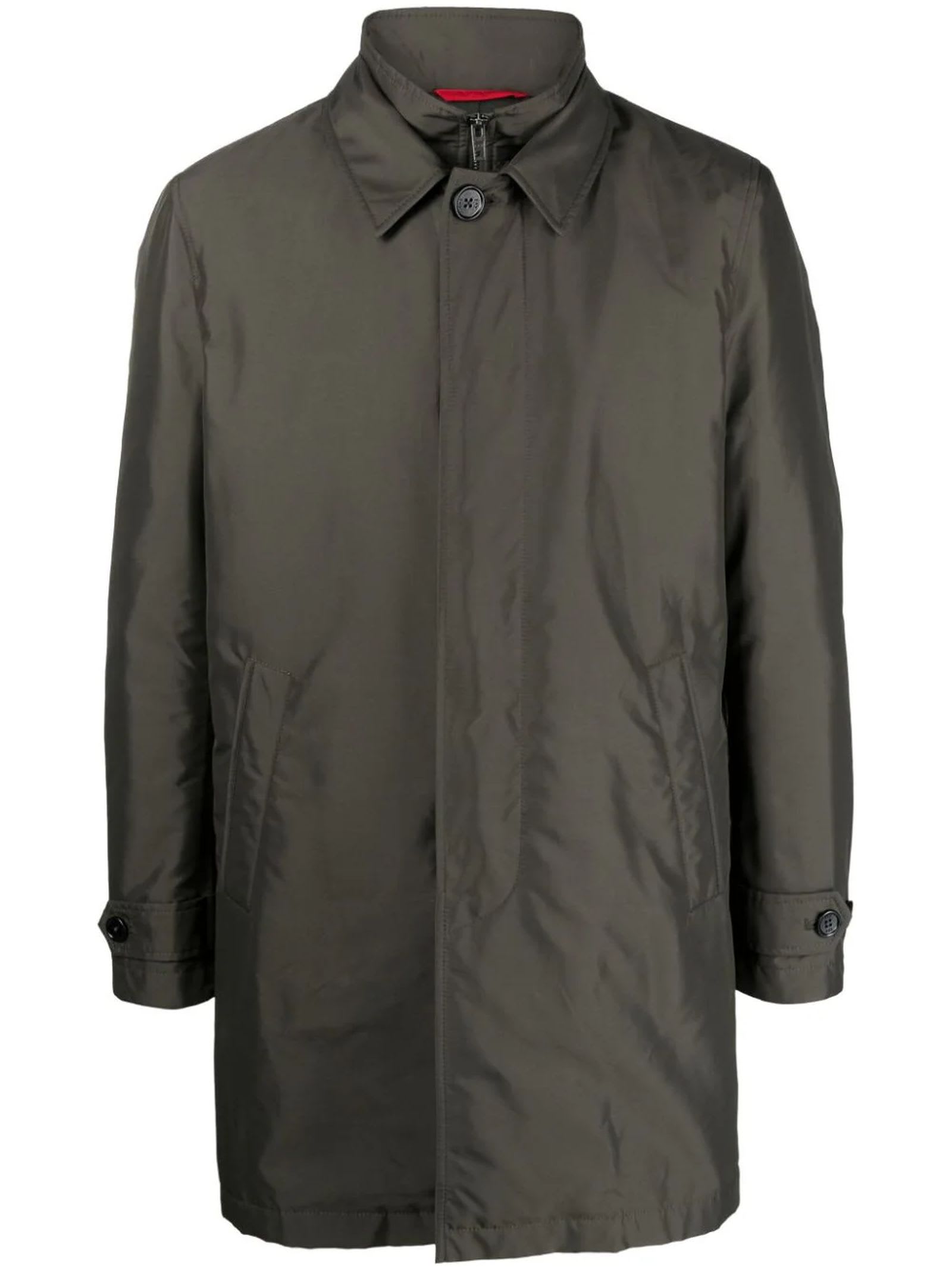Shop Fay Green Morning Coat Waterproof Coat In Forest