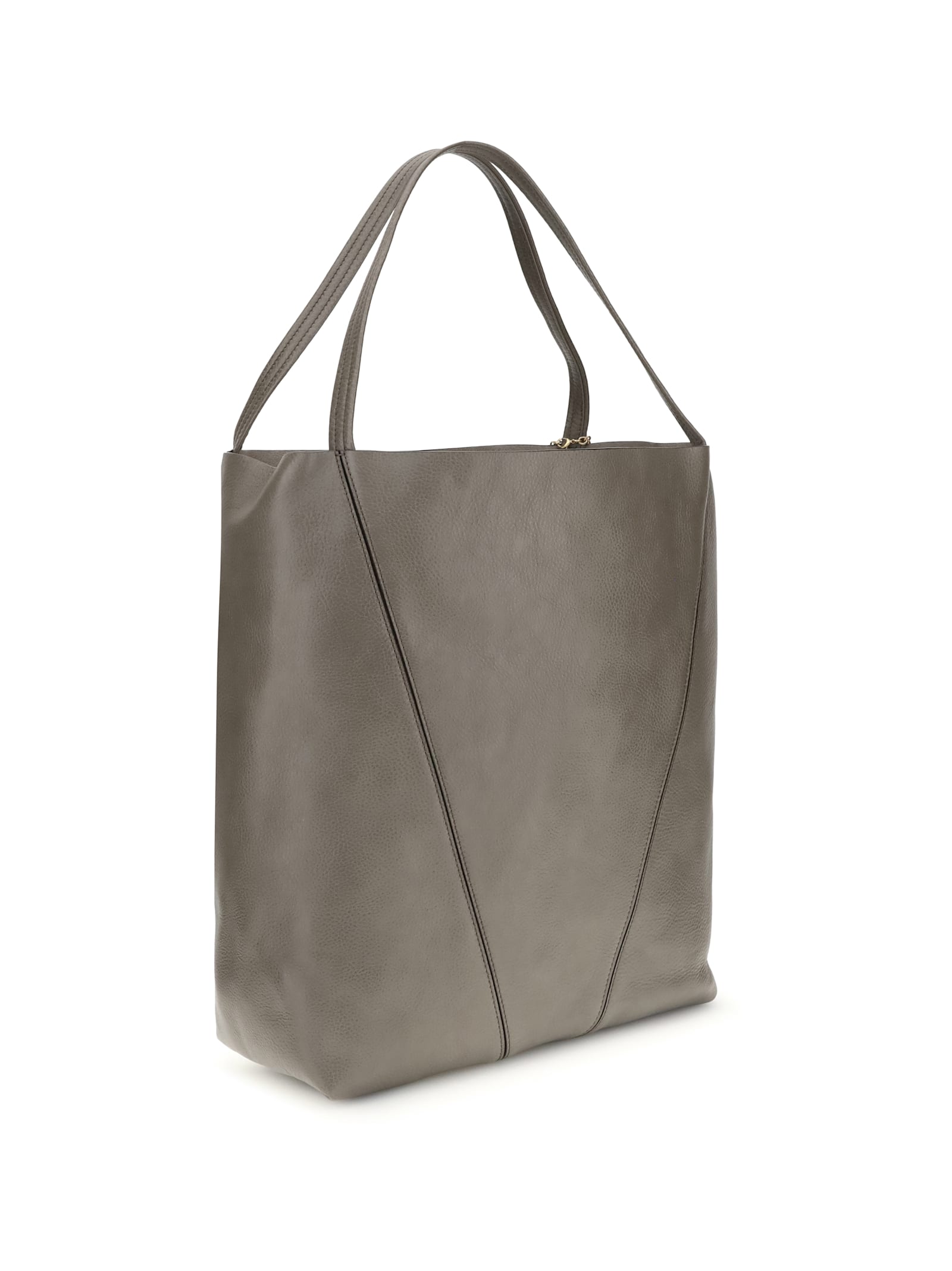 Chloé Women Spin Large Tote Bag In Gray