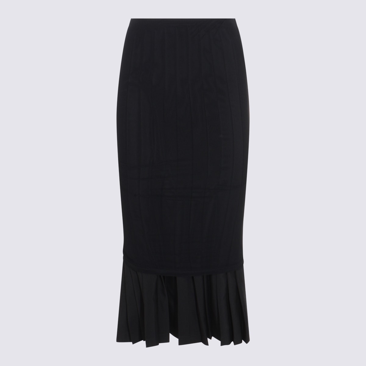 Mm6 Maison Margiela Black Tshirt With Numeric Patch And Tape Detail In Black
