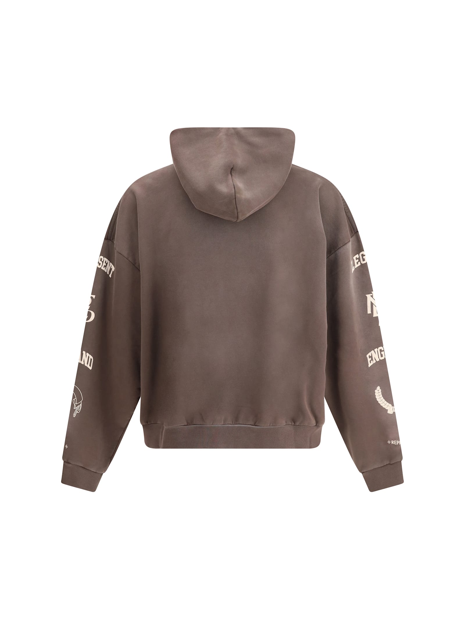 Represent Cotton Legacy Crest Hoodie In Brown