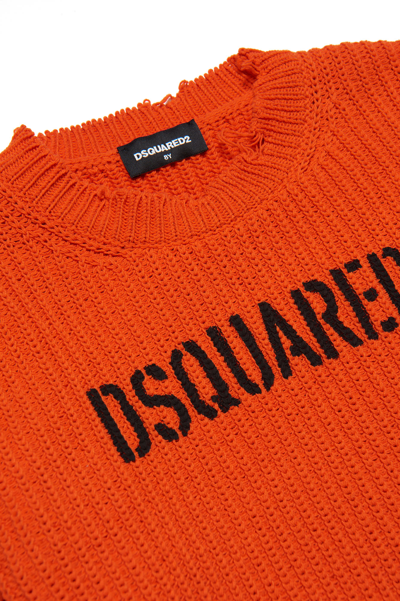 Shop Dsquared2 Orange Sweater Boy In Arancione